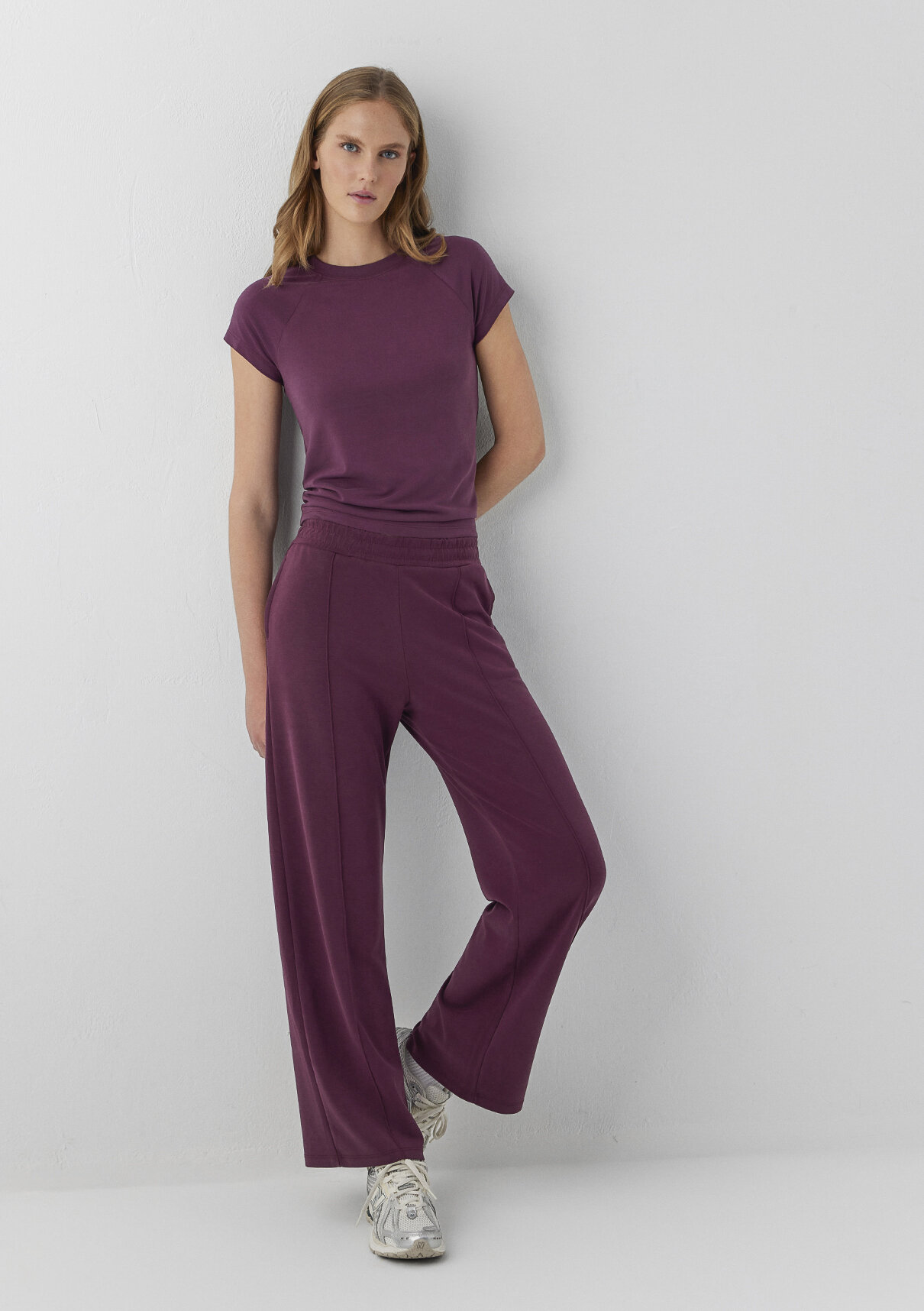 Mavi Sporty Lux Bordo (TENCEL™) Modal Karışımlı Eşofman Altı