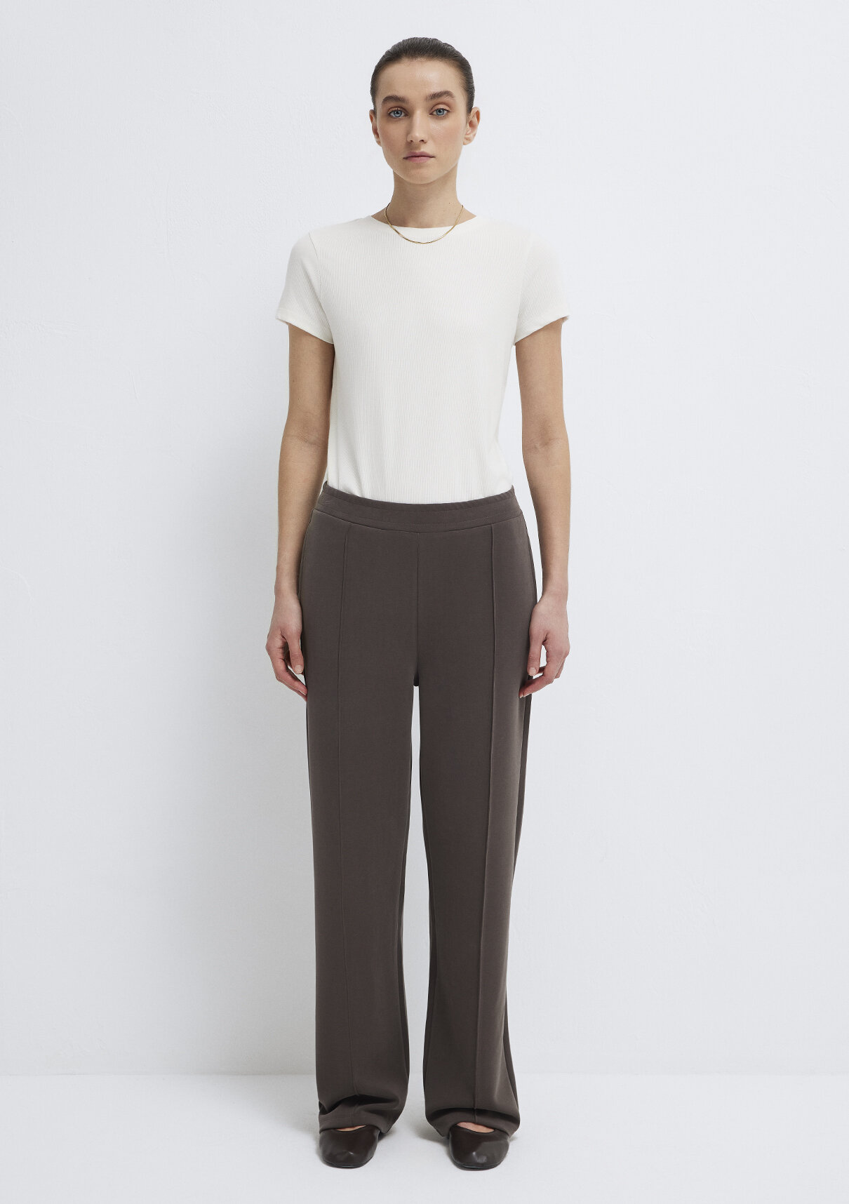 Mavi Sporty Lux Kahverengi (TENCEL™) Modal Karışımlı Eşofman Altı görsel 3