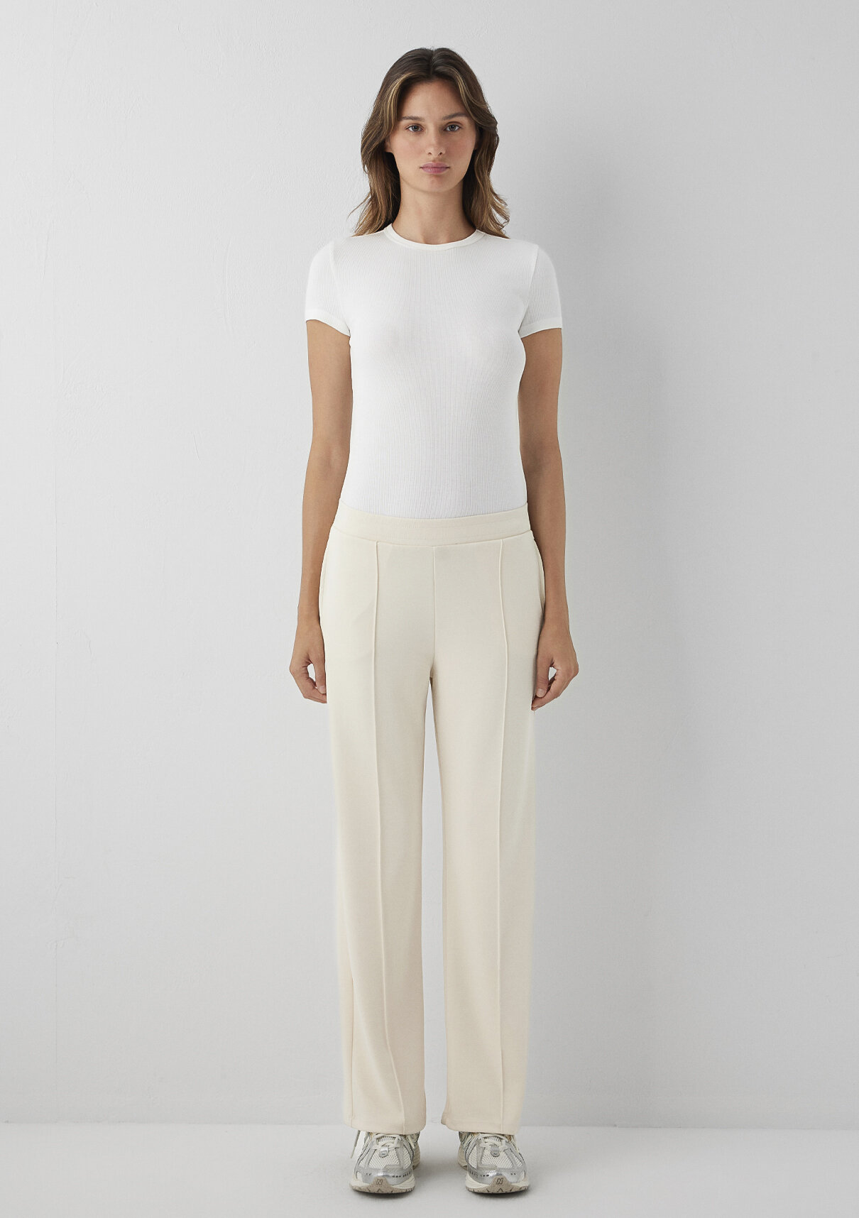 Mavi Sporty Lux Ekru (TENCEL™) Modal Karışımlı Eşofman Altı görsel 3
