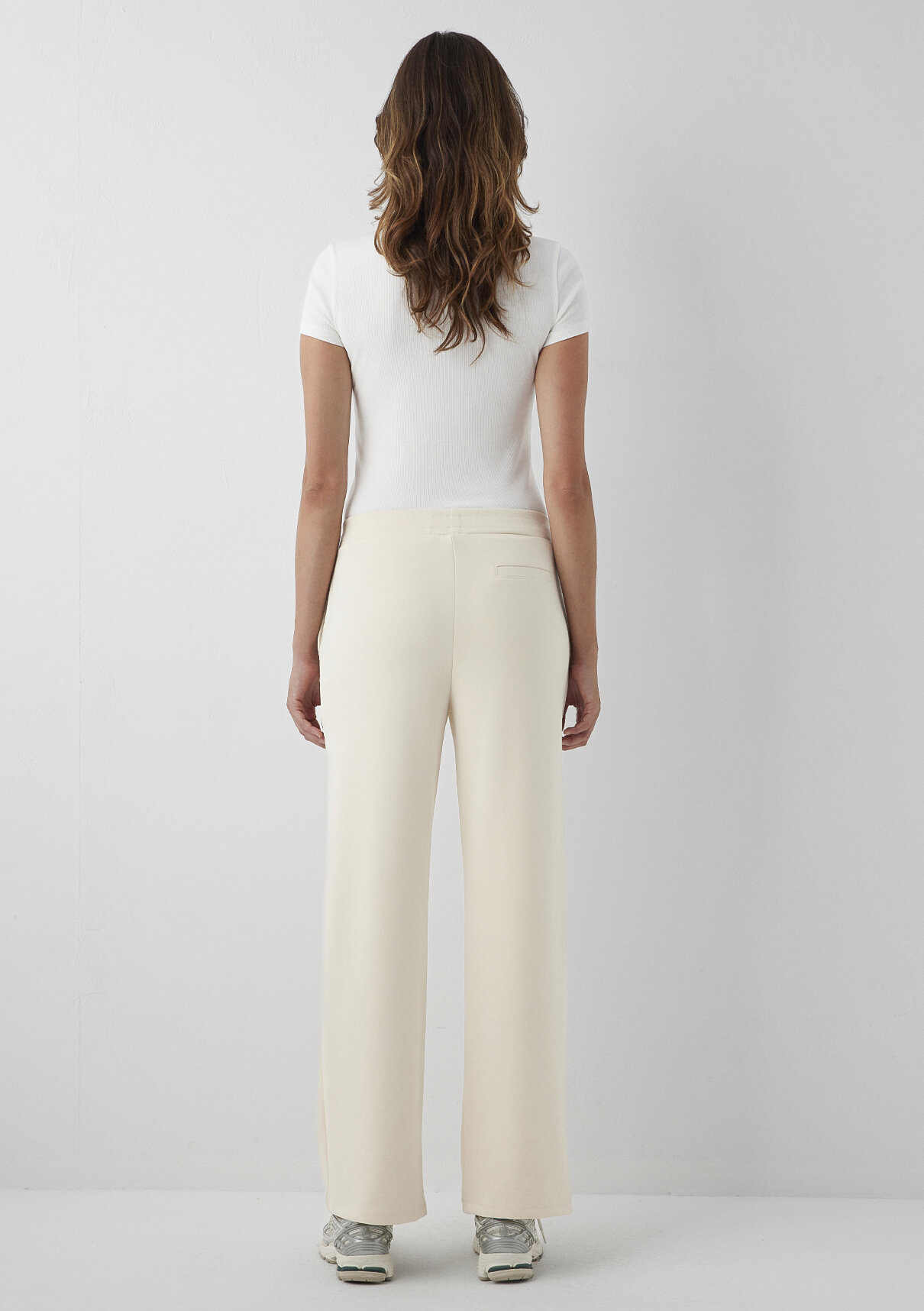 Mavi Sporty Lux Ekru (TENCEL™) Modal Karışımlı Eşofman Altı görsel 5