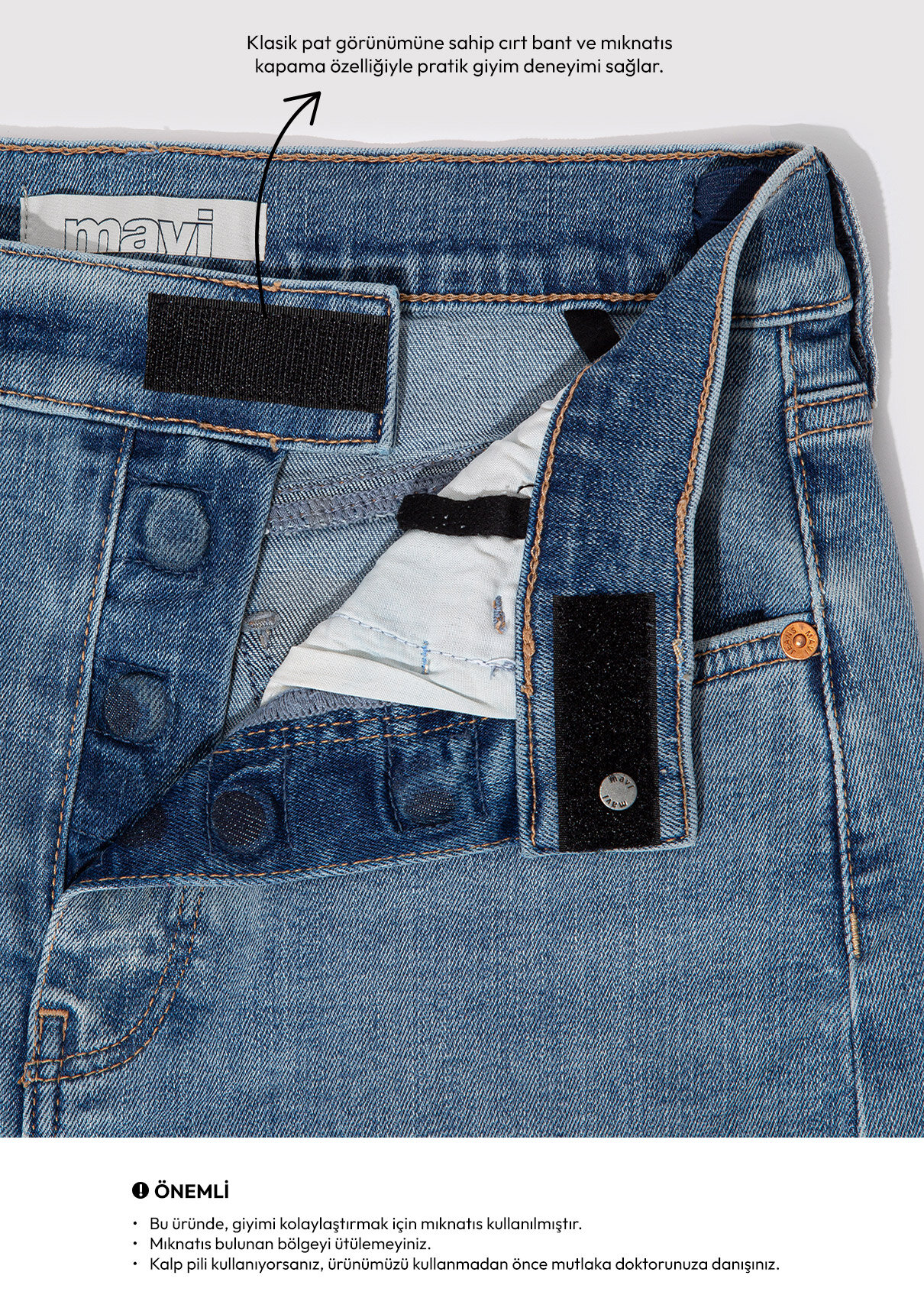 Mavi Real Blue Indigo Mavisi Jean Pantolon görsel 2