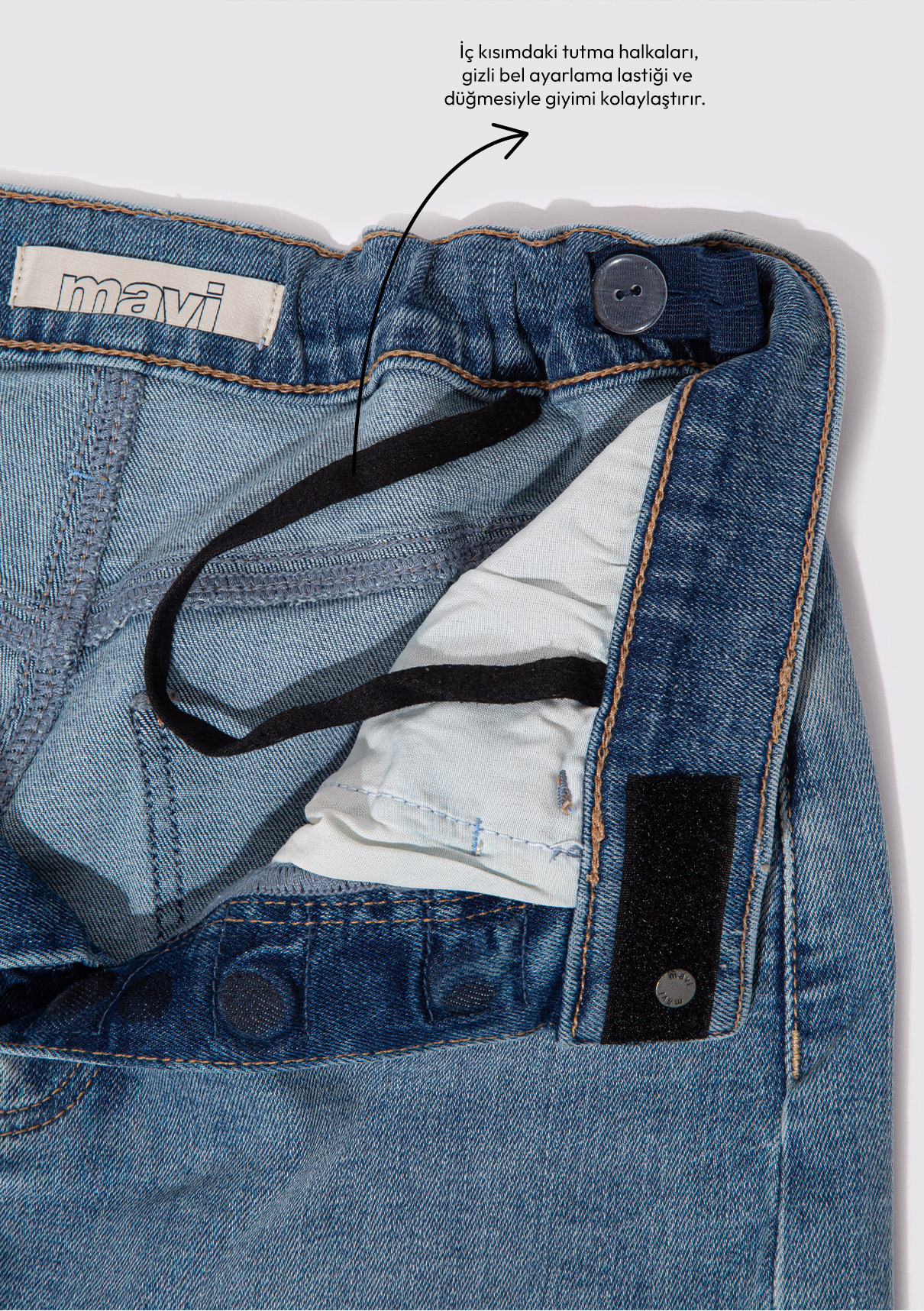 Mavi Real Blue Indigo Mavisi Jean Pantolon görsel 3