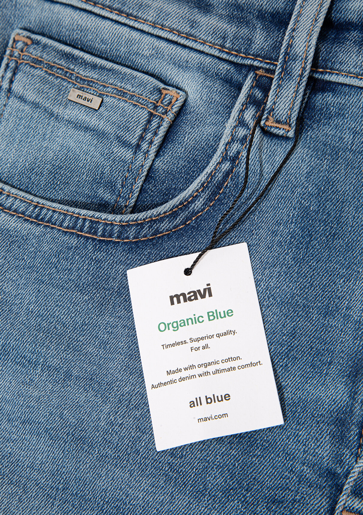 Mavi Real Blue Indigo Mavisi Jean Pantolon görsel 5