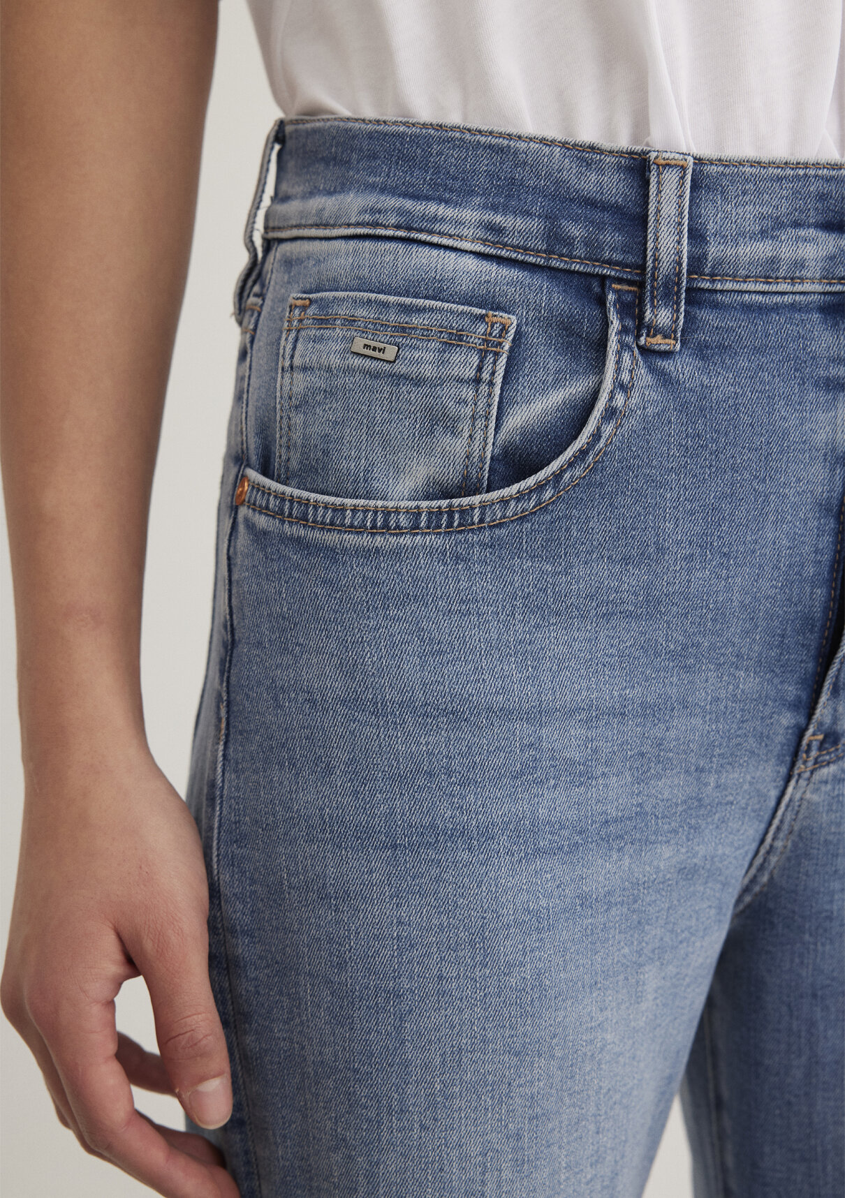Mavi Real Blue Indigo Mavisi Jean Pantolon görsel 7