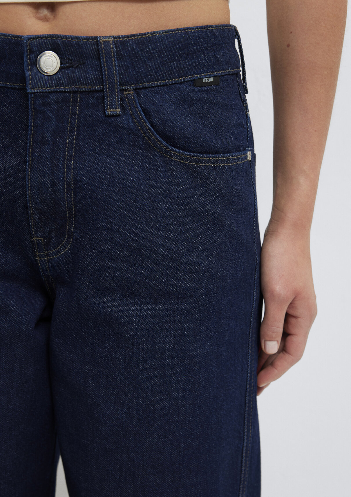 Mavi Iconic Rinse Jean Pantolon görsel 7