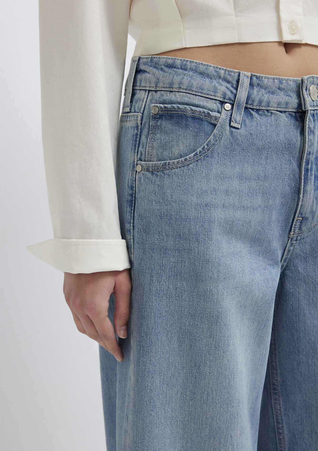 Mavi Iconic Puslu Açık Mavi Jean Pantolon görsel 8