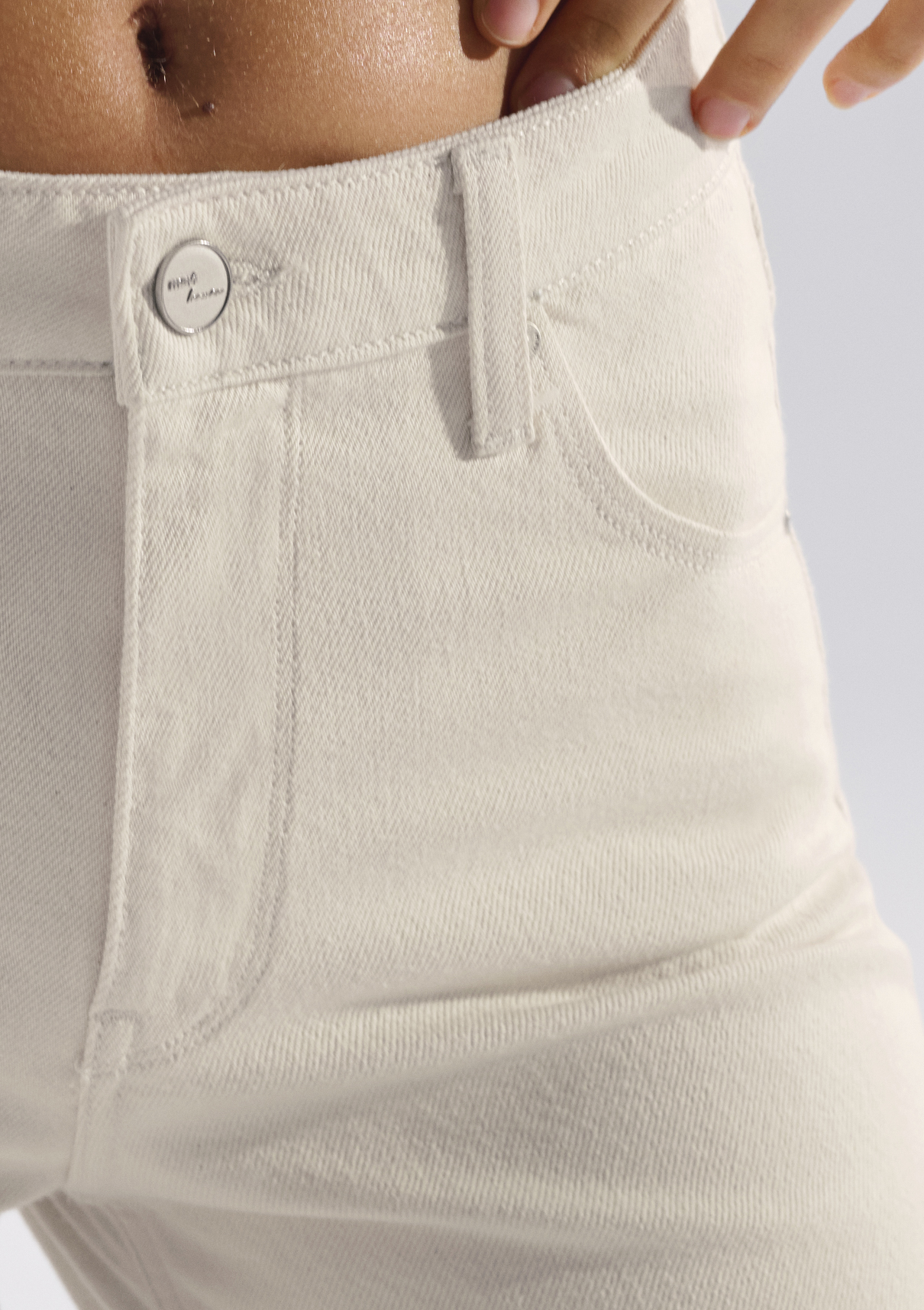 Mavi Iconic Krem Jean Pantolon görsel 6
