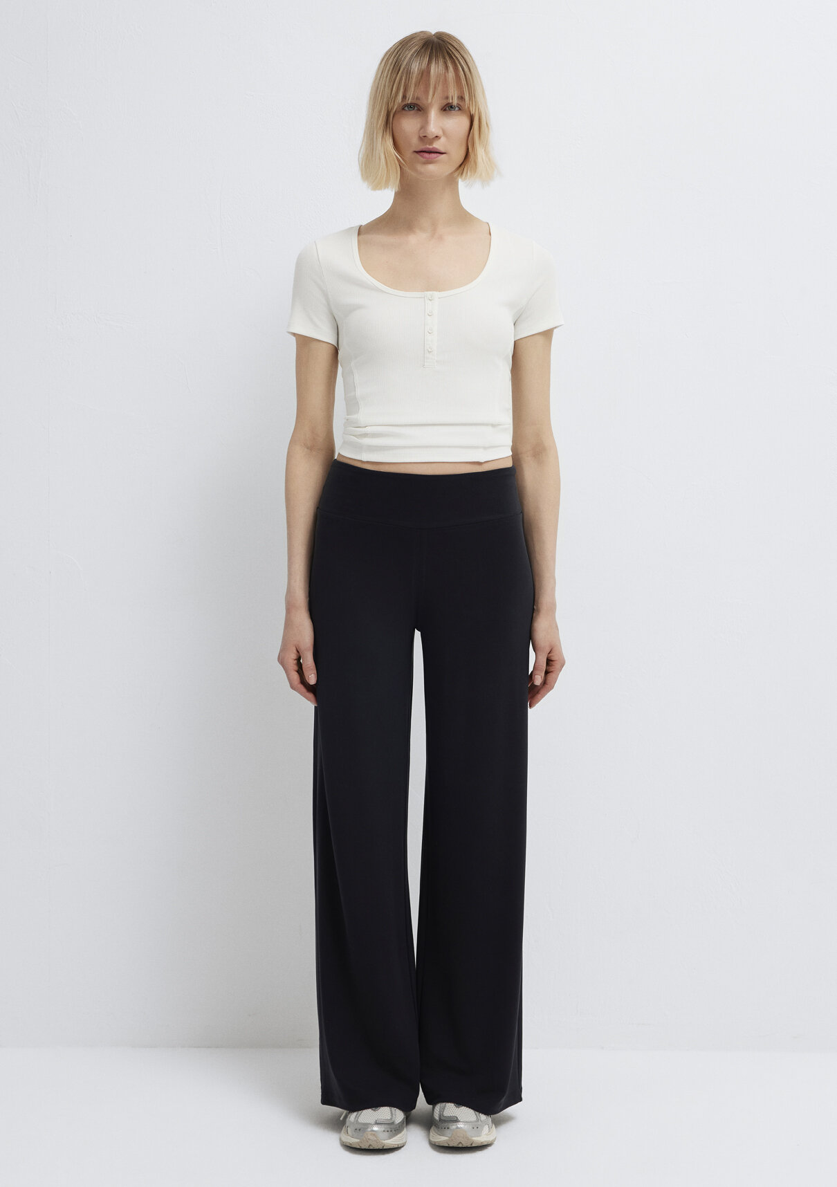 Mavi Sporty Lux Siyah (TENCEL™) Modal Karışımlı Eşofman Altı görsel 4