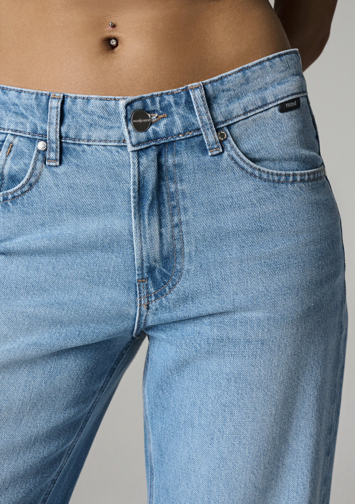 Mavi Iconic Puslu Açık Mavi Jean Pantolon görsel 8