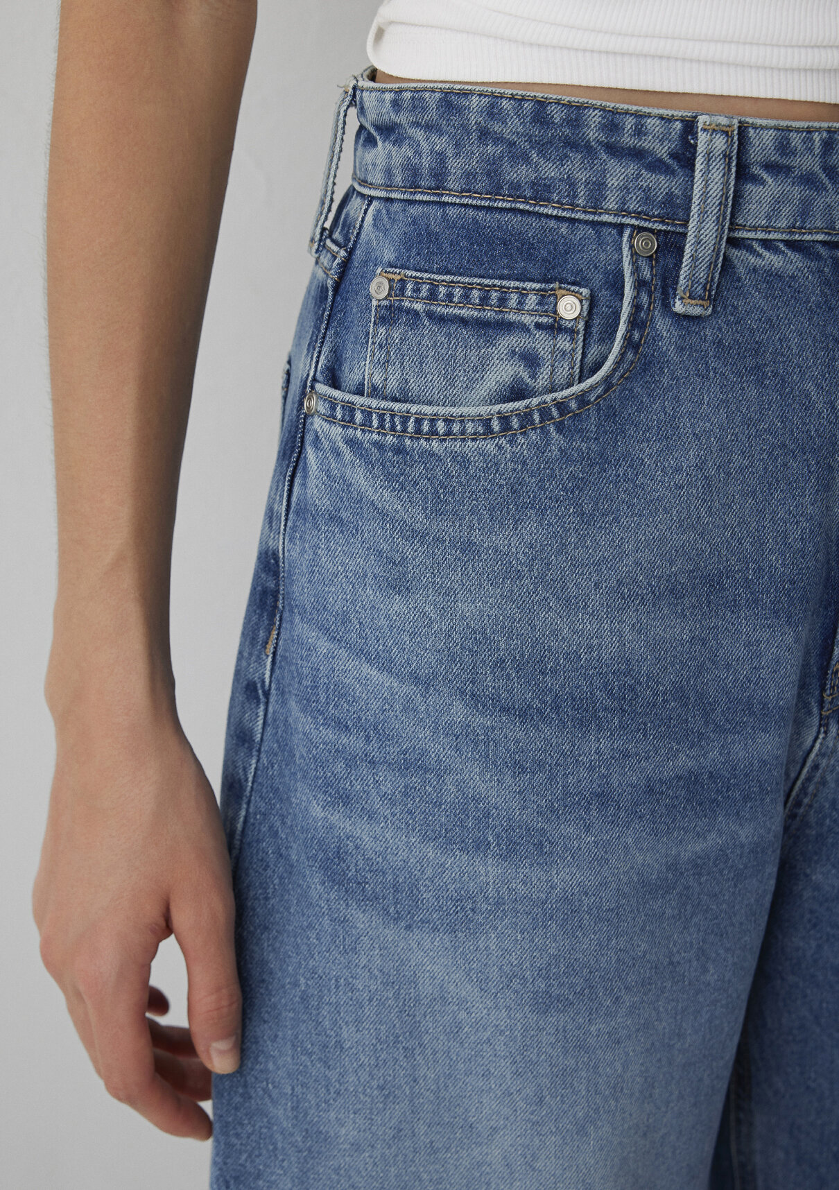 Mavi Mid Used Denim Mavi Jean Pantolon görsel 8