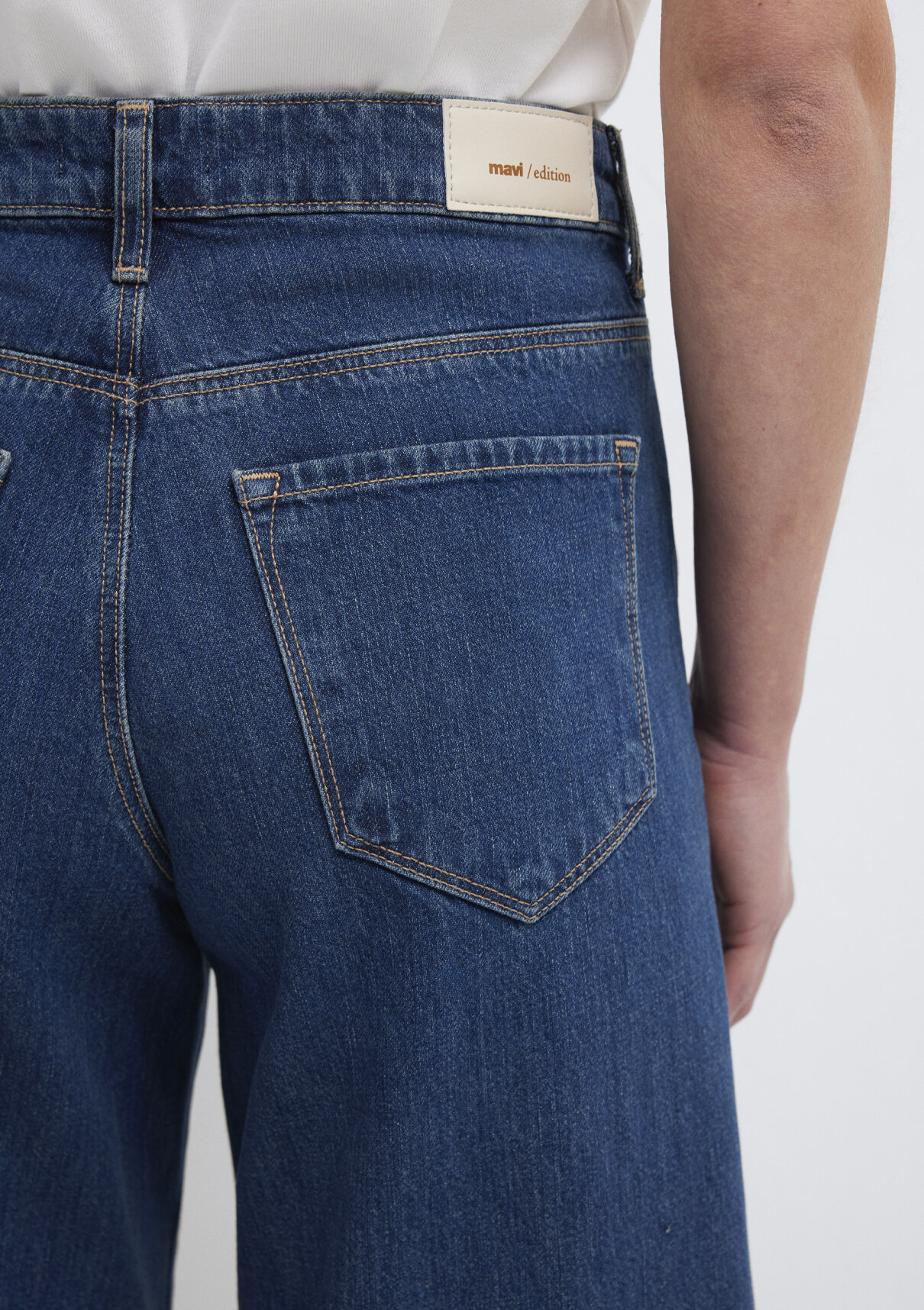 Mavi Edition Koyu Mavi Jean Pantolon görsel 8