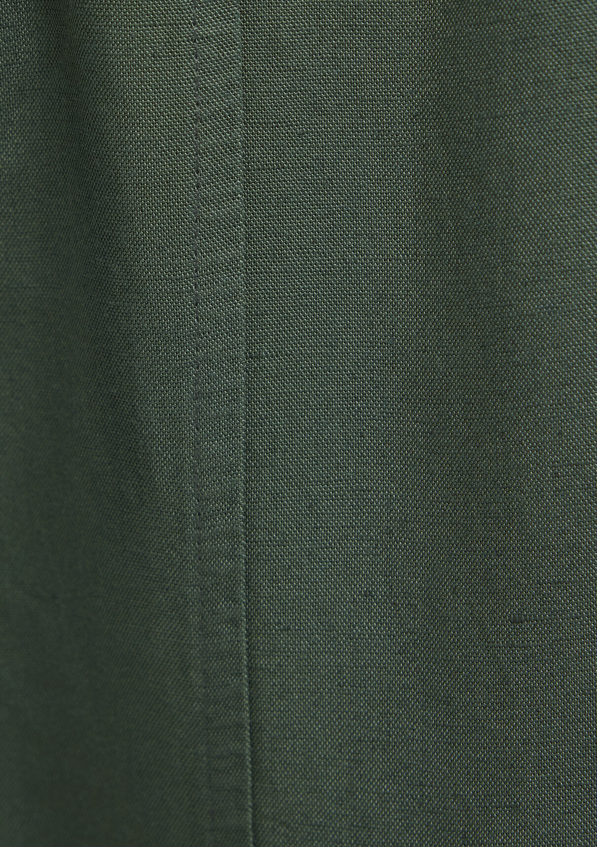 Mavi Keten Karışımlı Yeşil Pantolon görsel 8