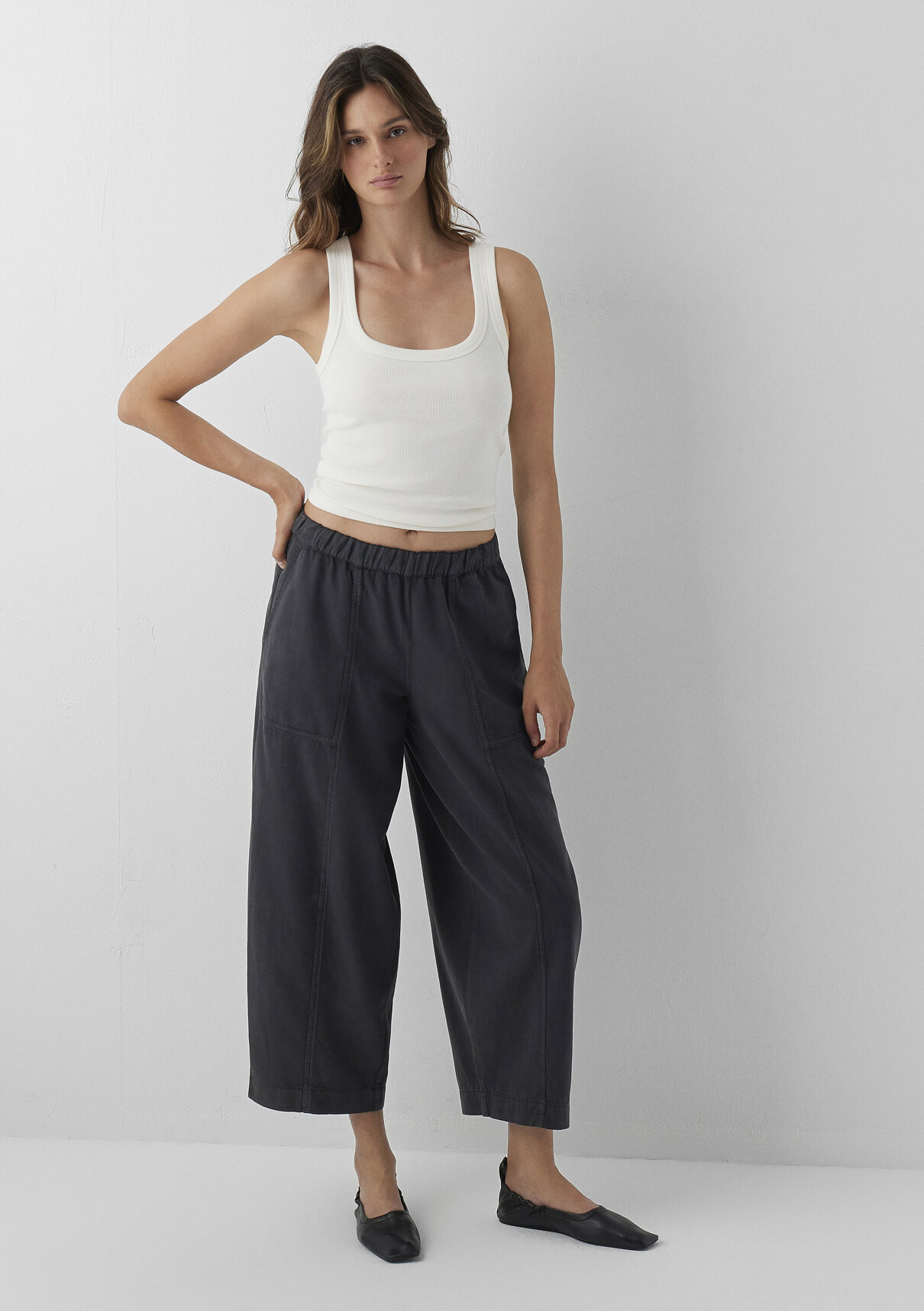 Mavi (Tencel™) Lyocell Karışımlı Antrasit Pantolon görsel 2