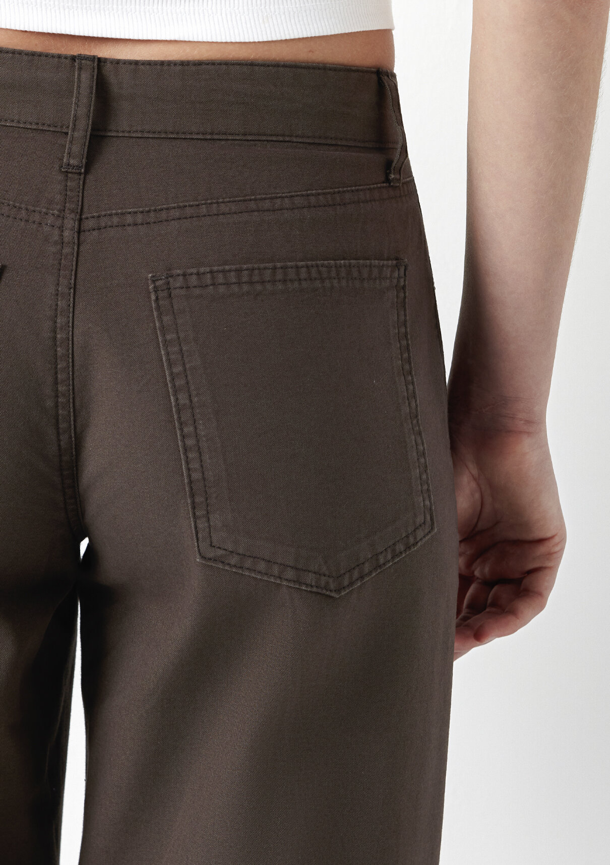 Mavi Bağcıklı Yeşil Pantolon görsel 8