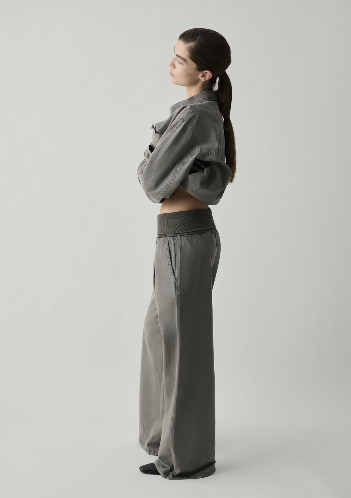 Mavi (Tencel™) Lyocell Karışımlı Gri Pantolon görsel 2