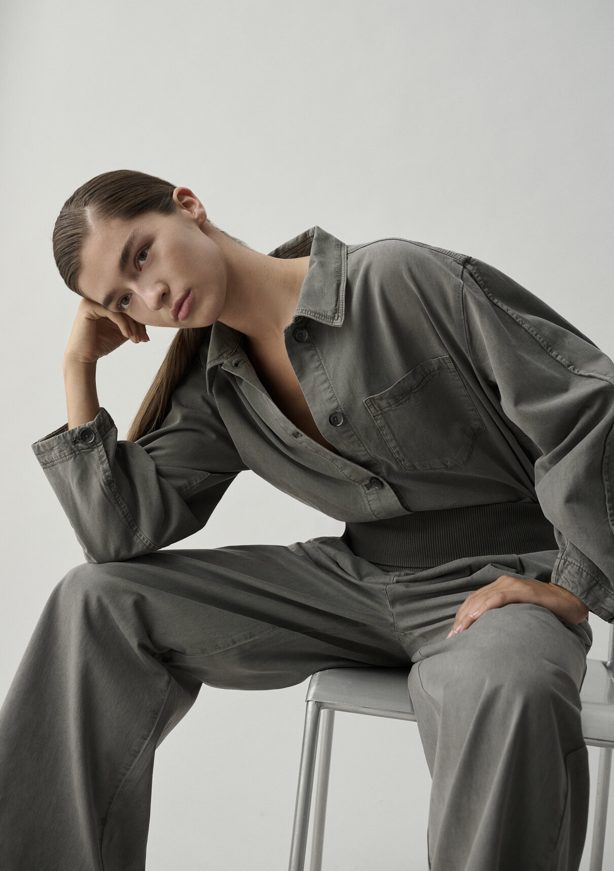 Mavi (Tencel™) Lyocell Karışımlı Gri Pantolon görsel 5