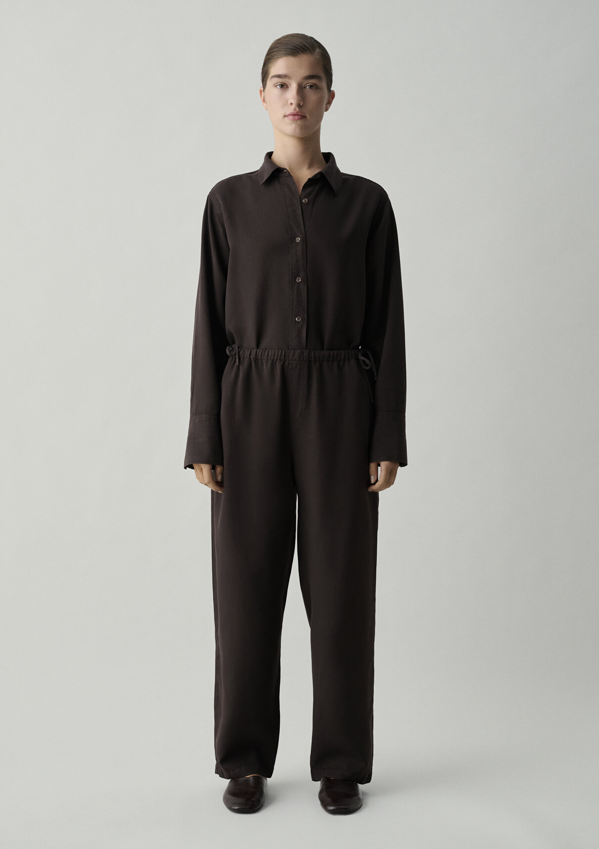 Mavi (Tencel™) Lyocell Kahverengi Pantolon görsel 4