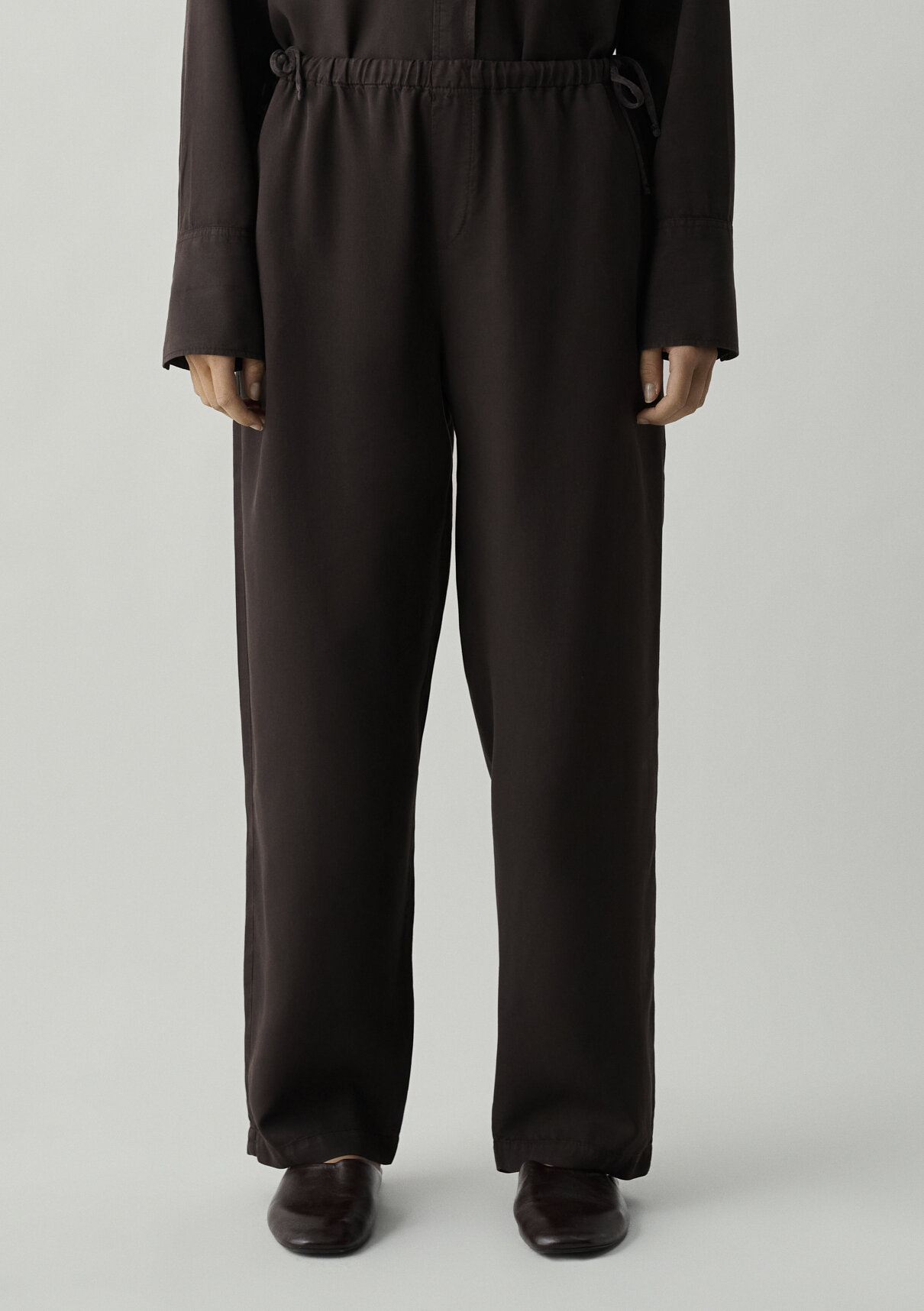 Mavi (Tencel™) Lyocell Kahverengi Pantolon görsel 5