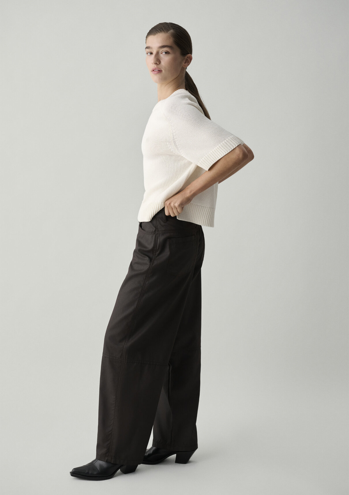 Mavi (Tencel™) Lyocell Kahverengi Pantolon görsel 2