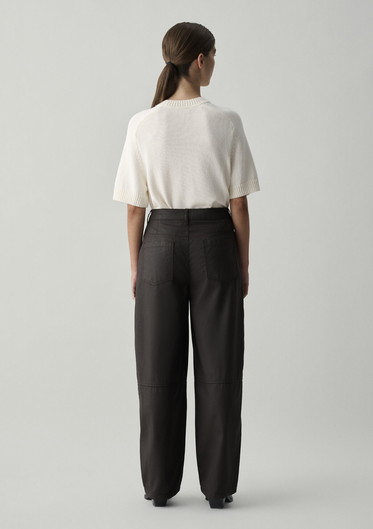 Mavi (Tencel™) Lyocell Kahverengi Pantolon görsel 5