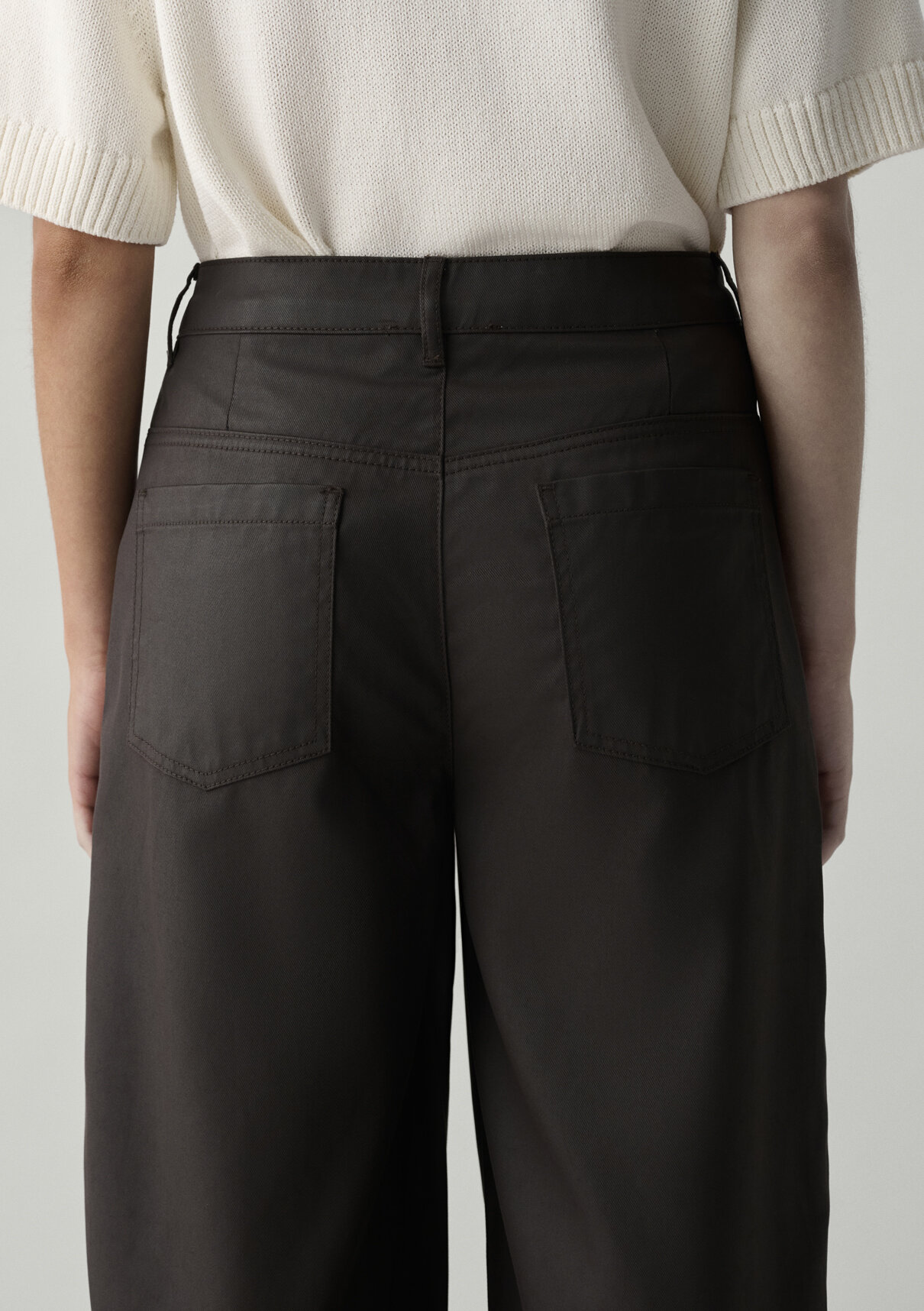 Mavi (Tencel™) Lyocell Kahverengi Pantolon görsel 7