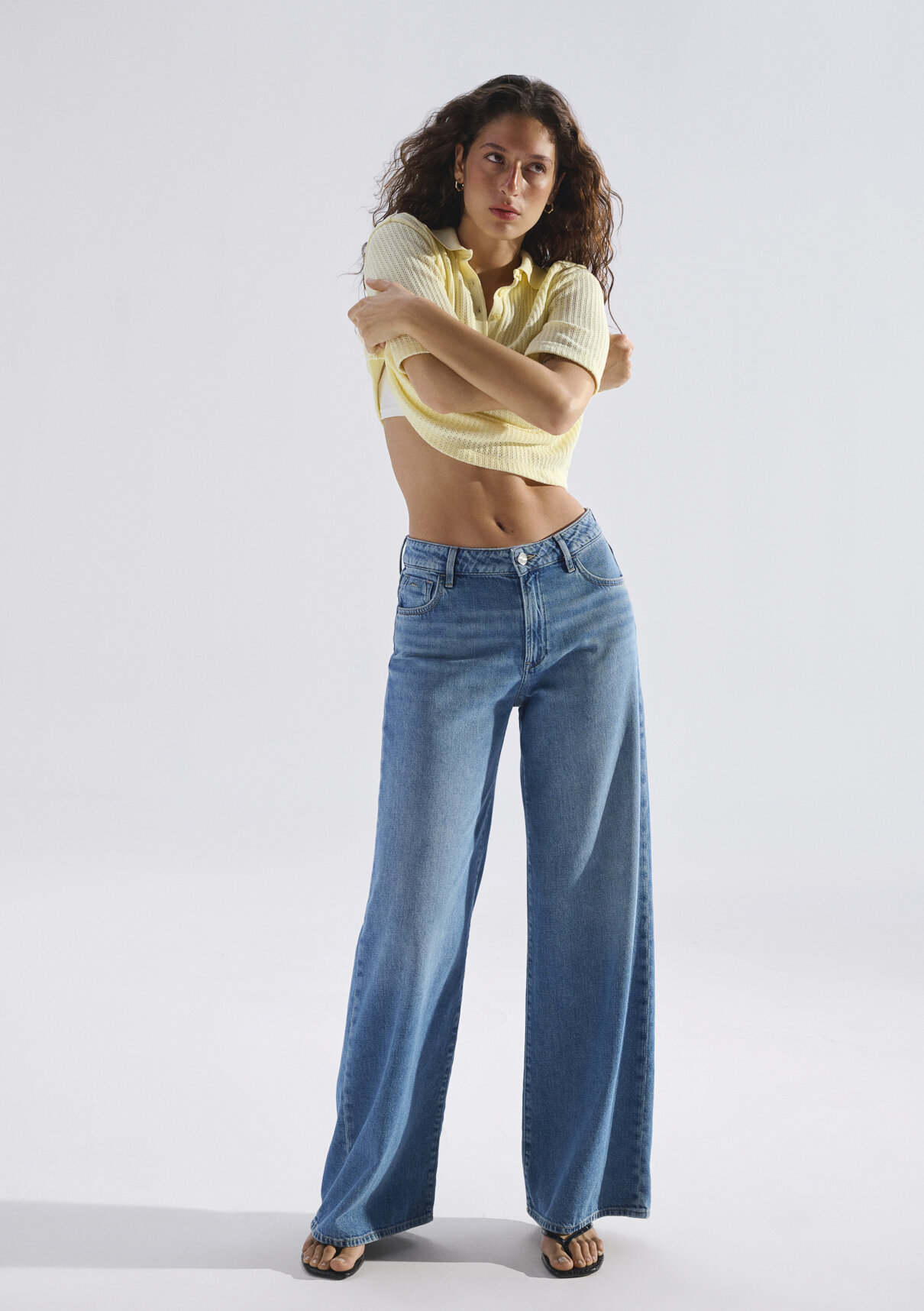 Mavi Edition Keten Karışımlı Indigo Mavisi Jean Pantolon