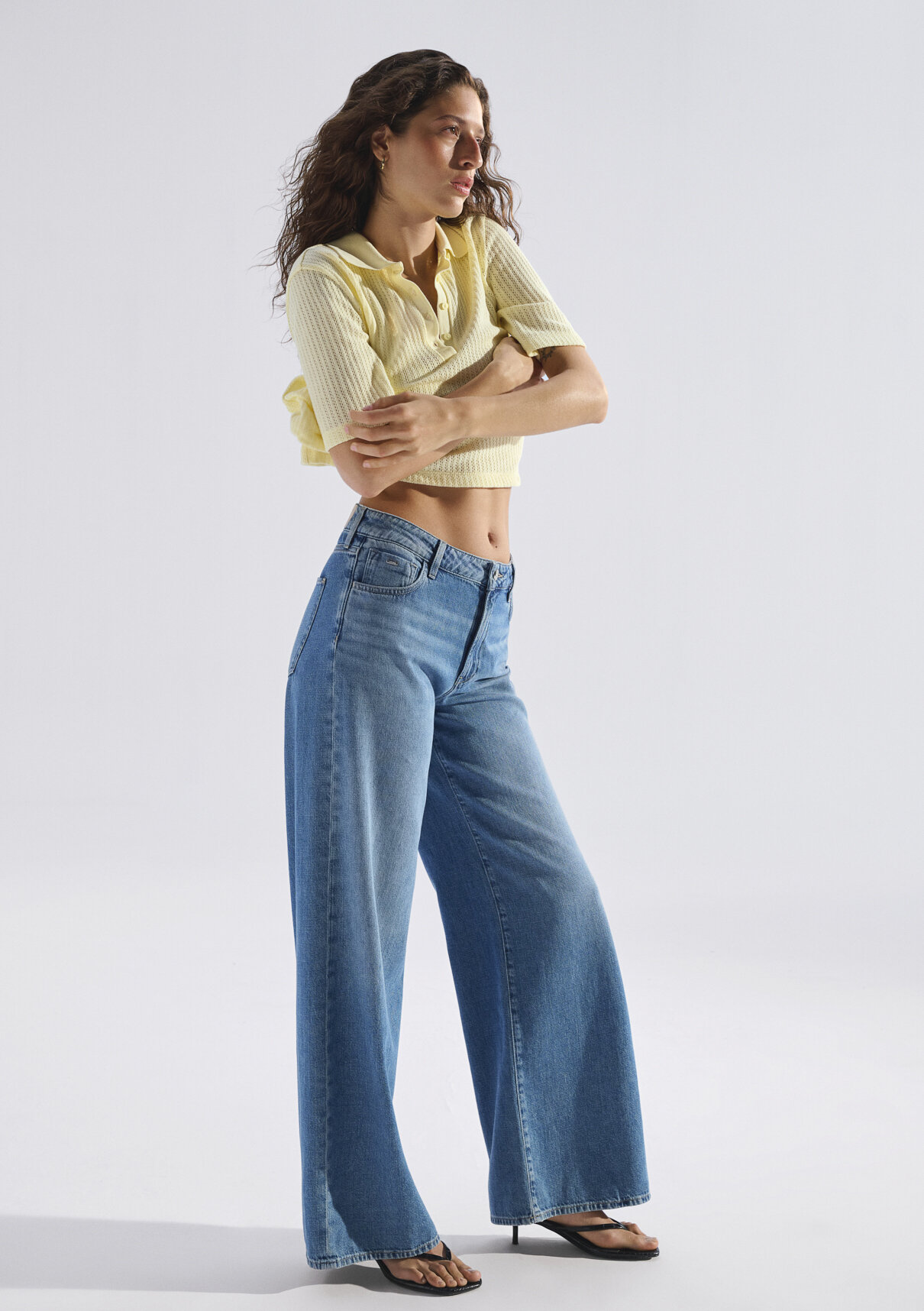 Mavi Edition Keten Karışımlı Indigo Mavisi Jean Pantolon görsel 2