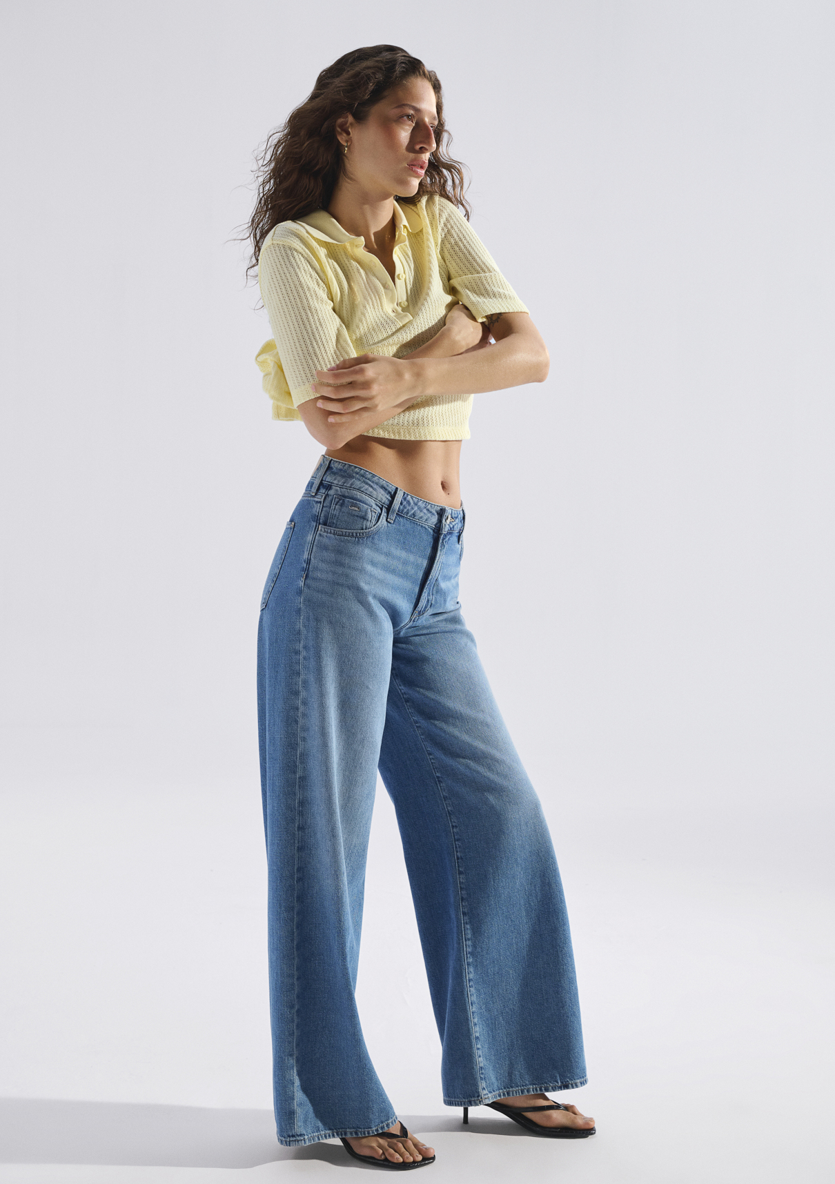 Mavi Edition Keten Karışımlı Indigo Mavisi Jean Pantolon görsel 2