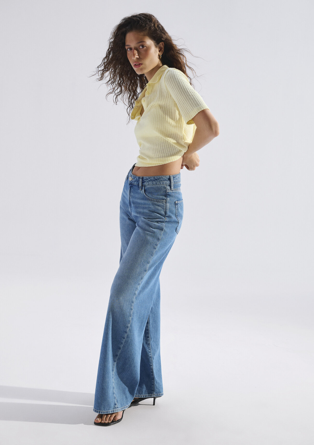 Mavi Edition Keten Karışımlı Indigo Mavisi Jean Pantolon görsel 3