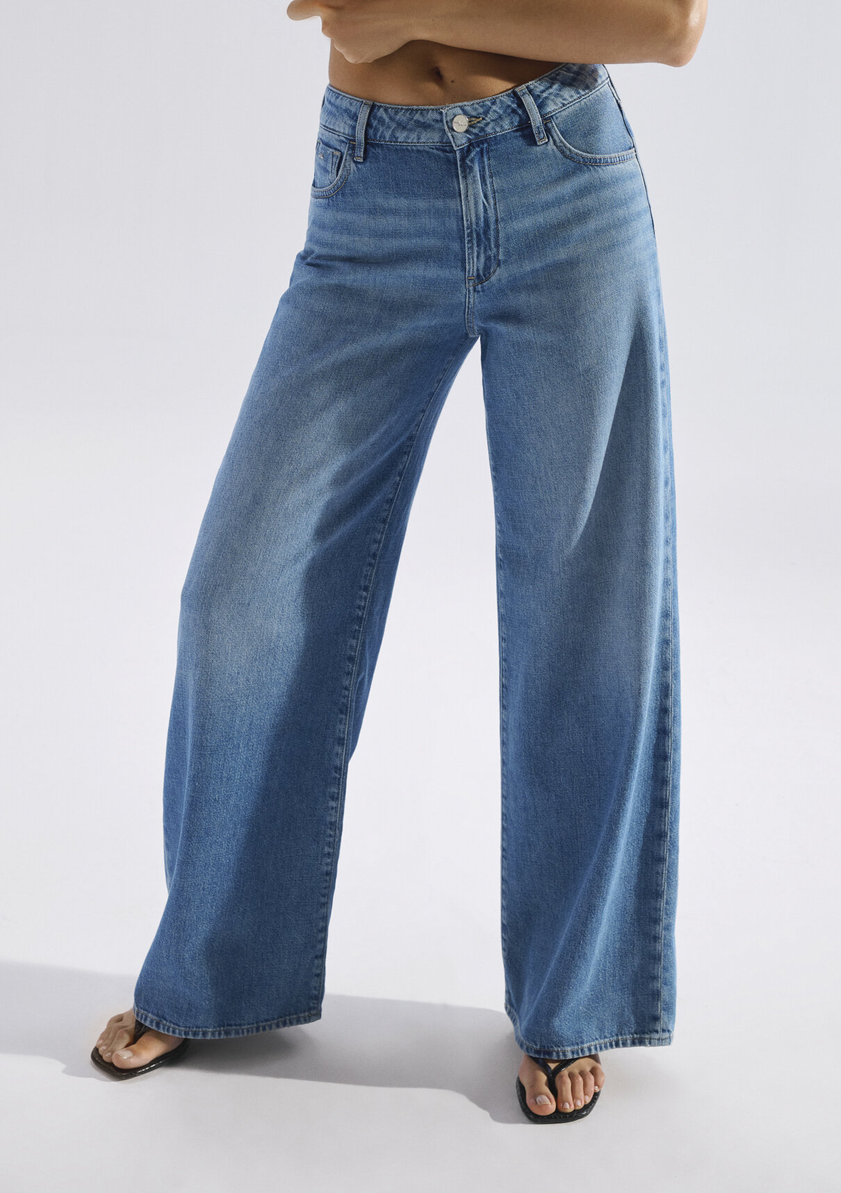 Mavi Edition Keten Karışımlı Indigo Mavisi Jean Pantolon görsel 5