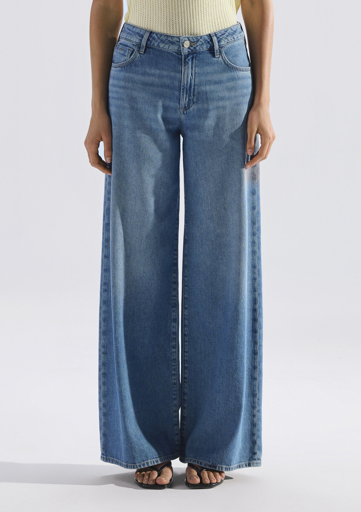 Mavi Edition Keten Karışımlı Indigo Mavisi Jean Pantolon görsel 7