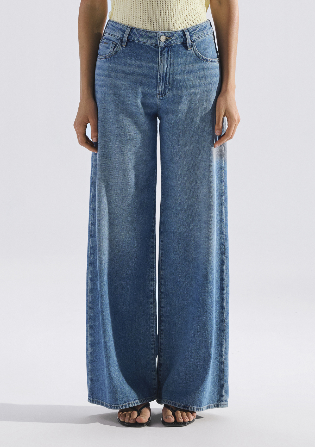 Mavi Edition Keten Karışımlı Indigo Mavisi Jean Pantolon görsel 7