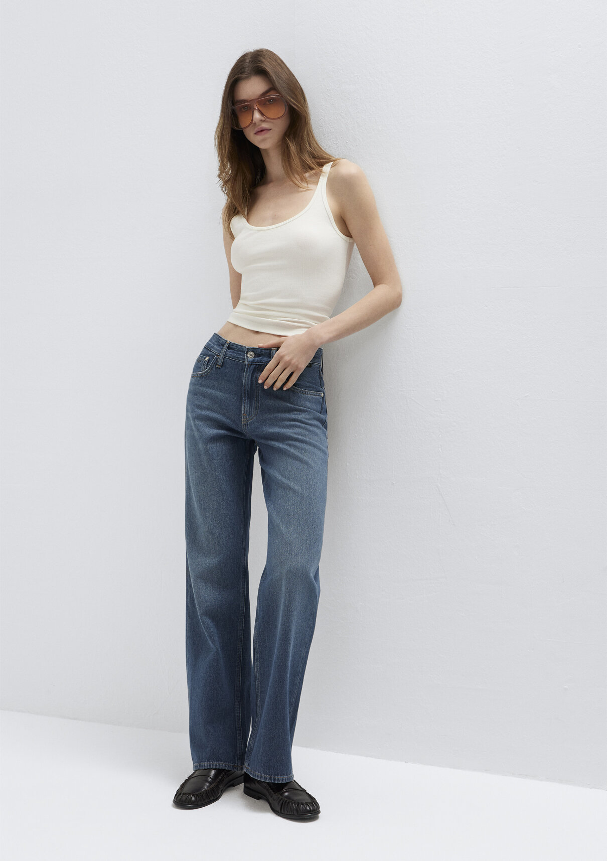 Mavi Classic Denim Puslu Koyu Mavi Jean Pantolon