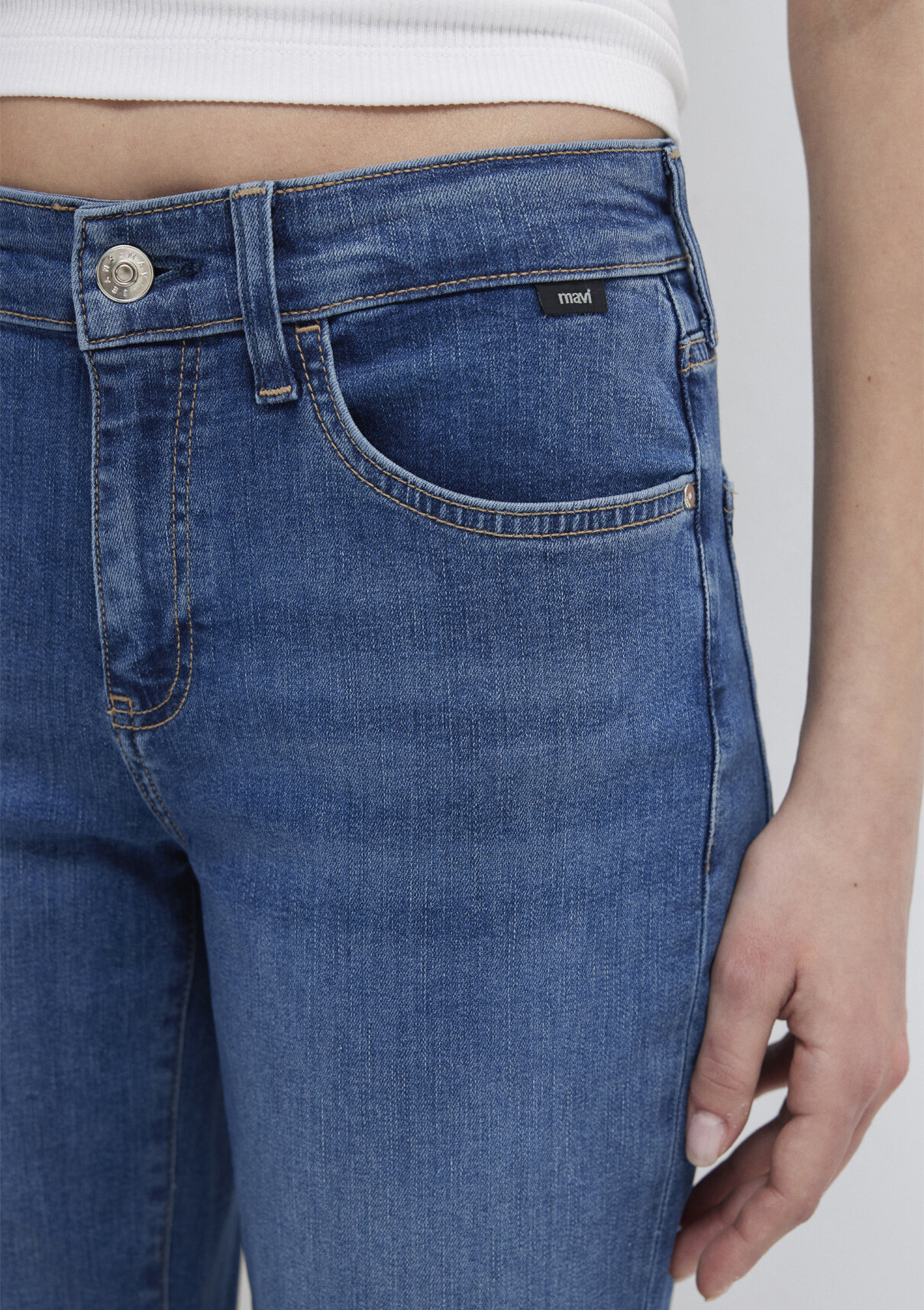 Mavi Everyday Vintage Indigo Mavisi Jean Pantolon görsel 6