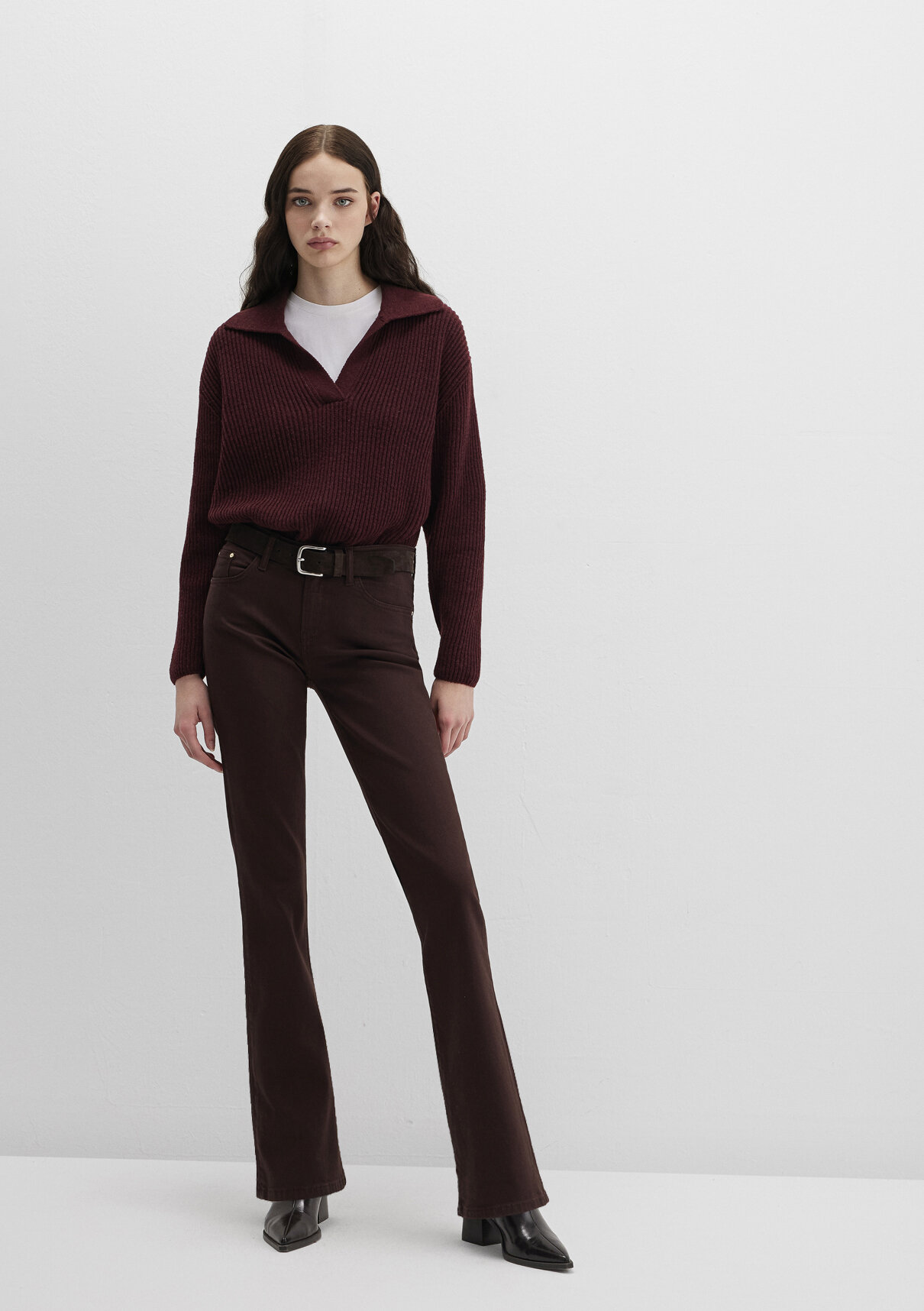 Mavi Molly Everday Kahverengi Gabardin Pantolon