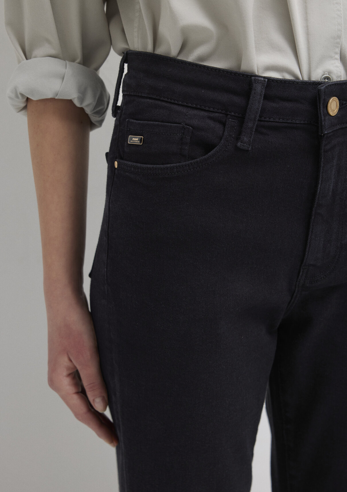 Mavi Gold Premium Gri Jean Pantolon görsel 7