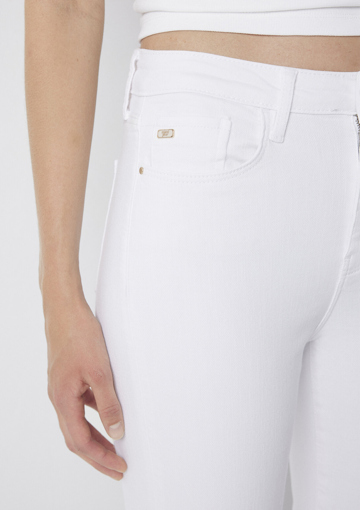 Mavi Gold Premium Beyaz Jean Pantolon görsel 7