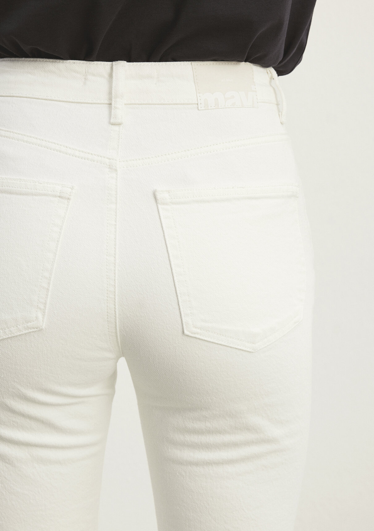 Mavi Real Blue Beyaz Jean Pantolon görsel 8