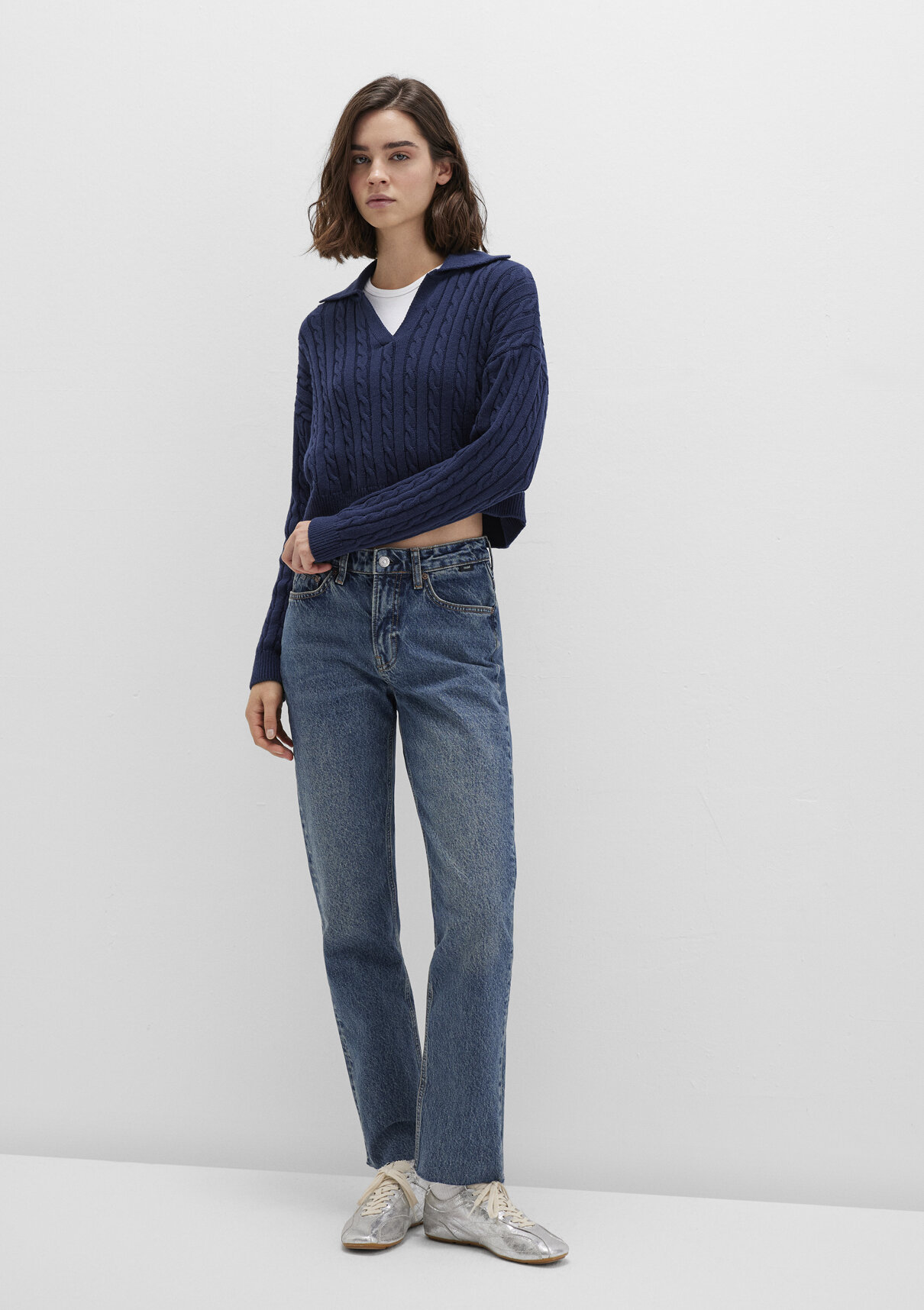 Mavi Classic Denim Puslu Koyu Mavi Jean Pantolon
