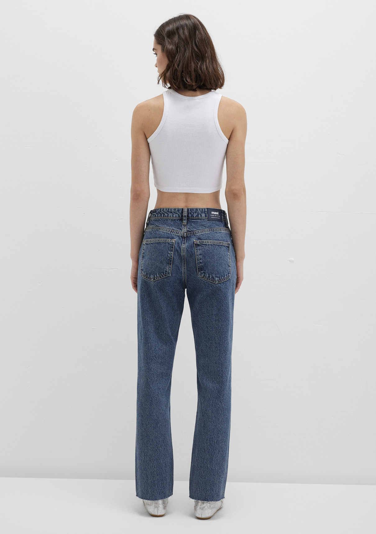 Mavi Classic Denim Puslu Koyu Mavi Jean Pantolon görsel 5