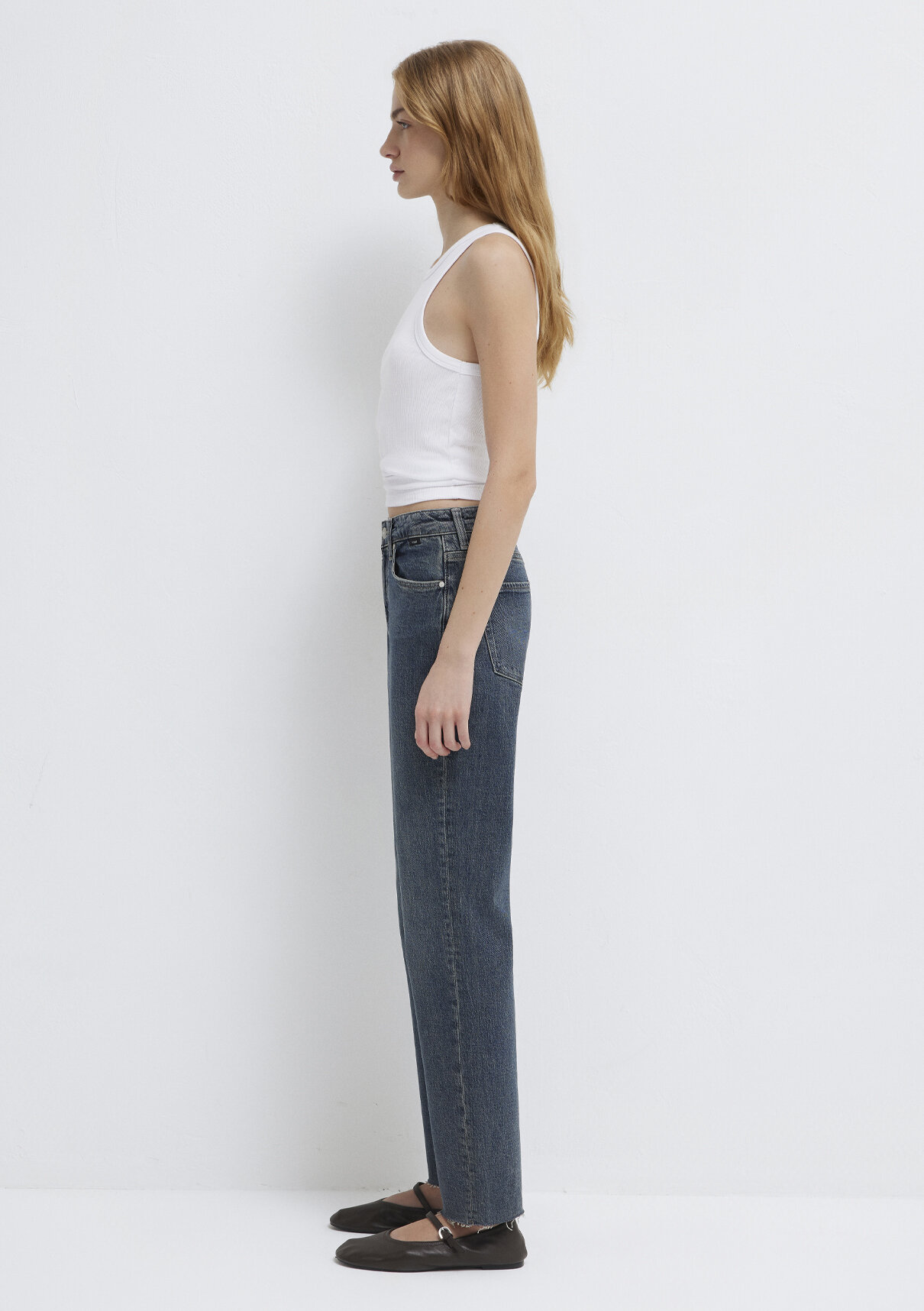 Mavi Classic Denim Gölgeli Koyu Mavi Jean Pantolon görsel 4