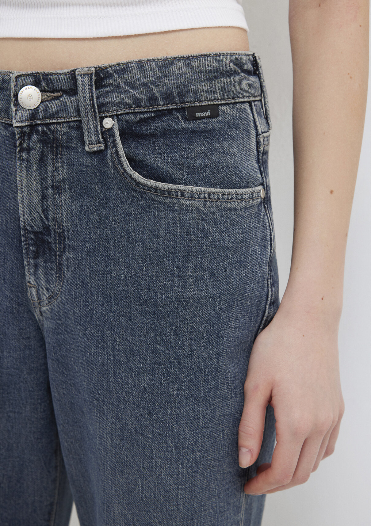 Mavi Classic Denim Gölgeli Koyu Mavi Jean Pantolon görsel 6