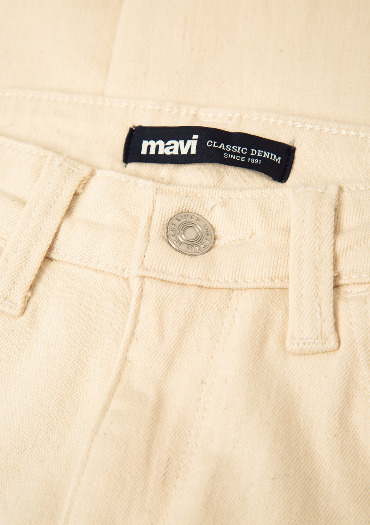 Mavi New York Classic Denim Ekru Jean Pantolon görsel 3