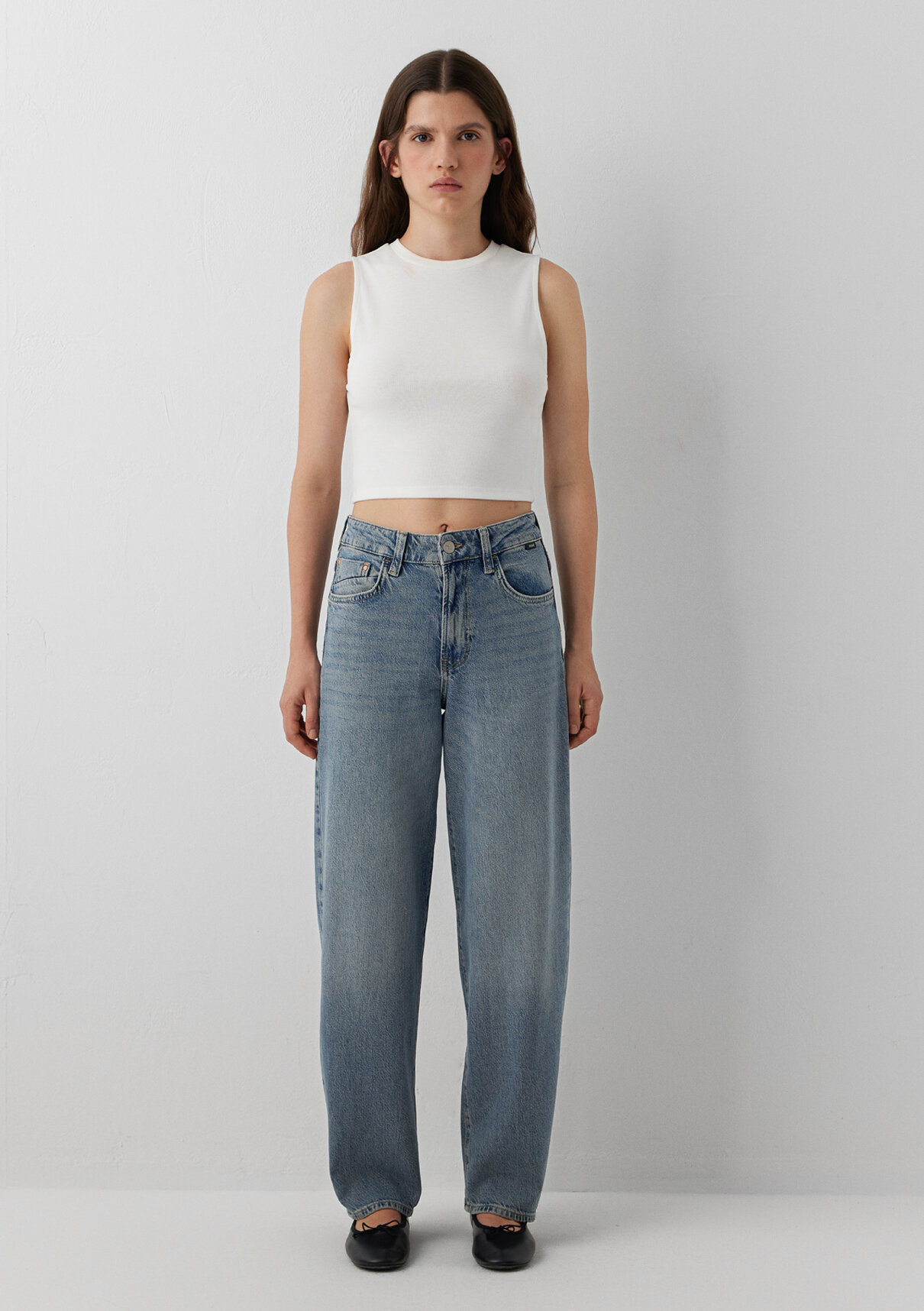 Mavi Iconic Puslu Indigo Mavisi Jean Pantolon görsel 3
