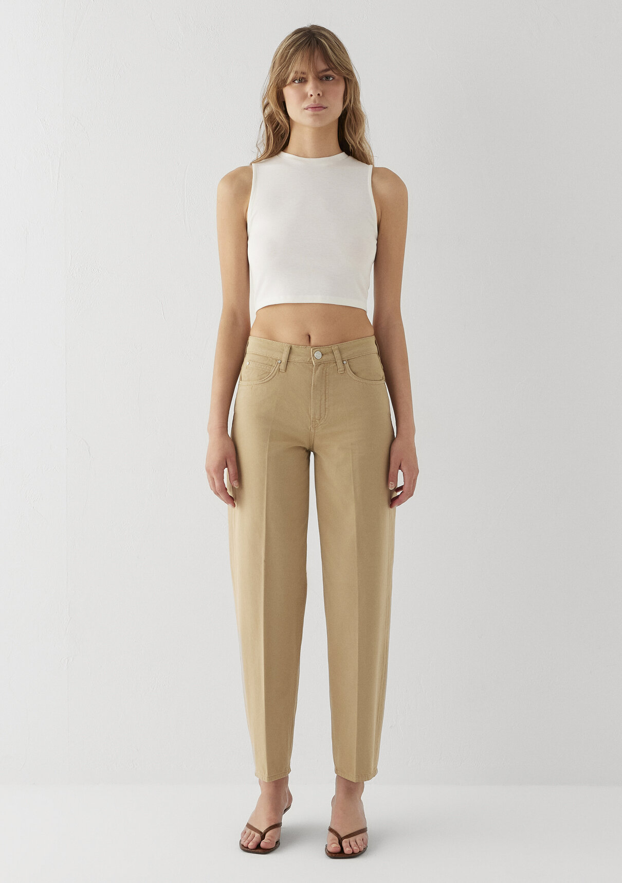 Mavi Tiya Mavi Edition Camel Gabardin Pantolon görsel 4