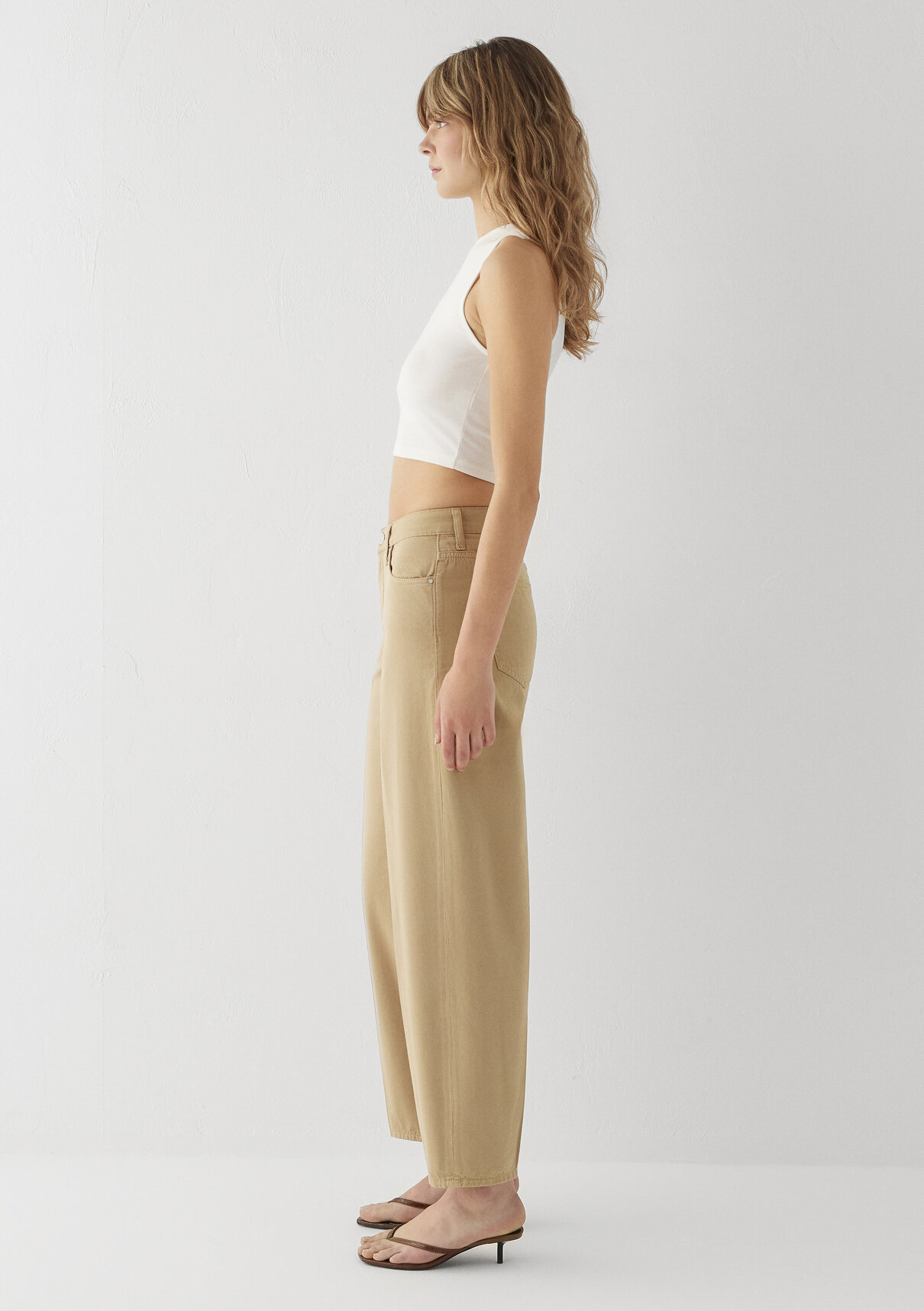 Mavi Tiya Mavi Edition Camel Gabardin Pantolon görsel 5