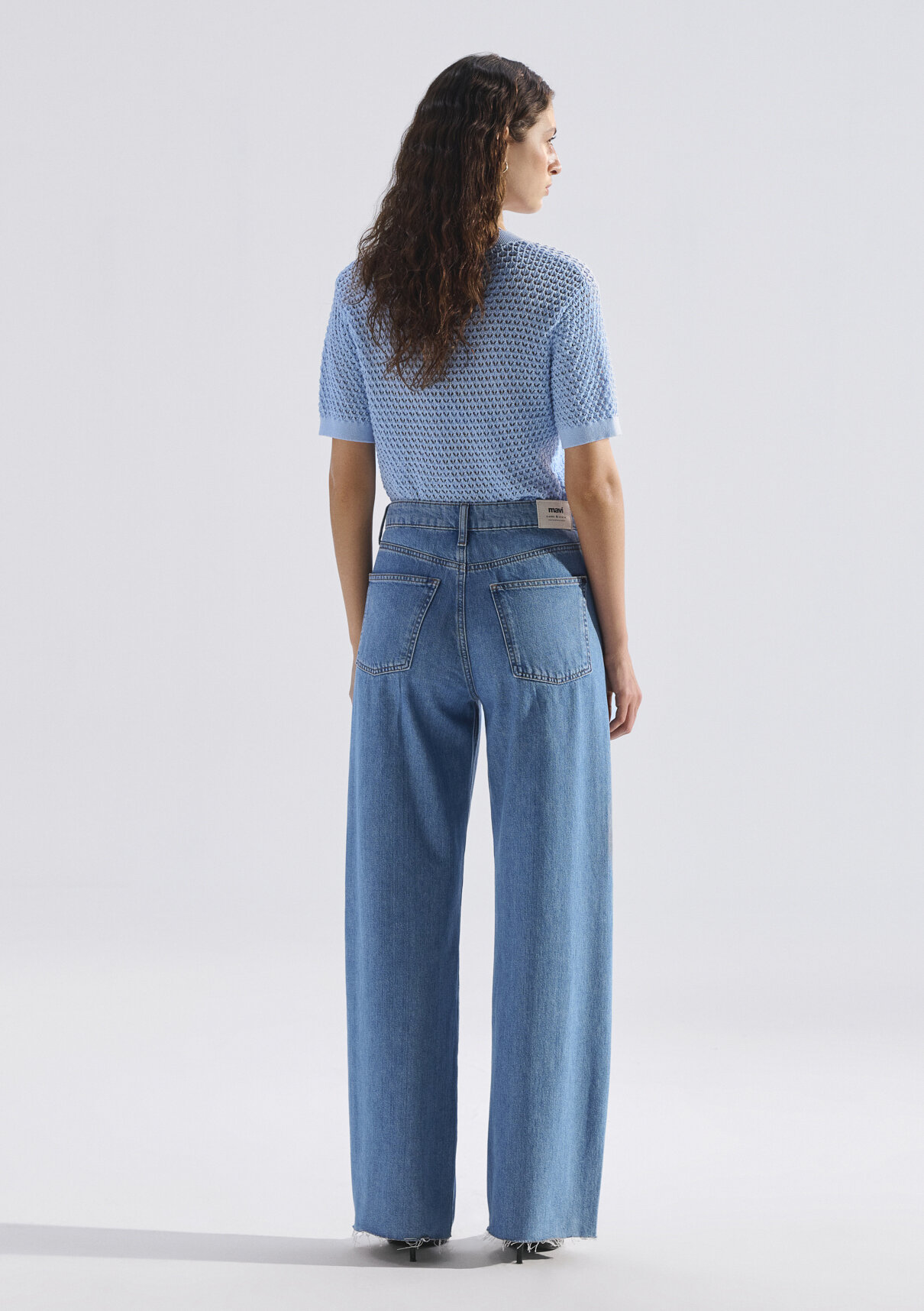 Mavi Classic Denim Puslu Açık Mavi Jean Pantolon görsel 7