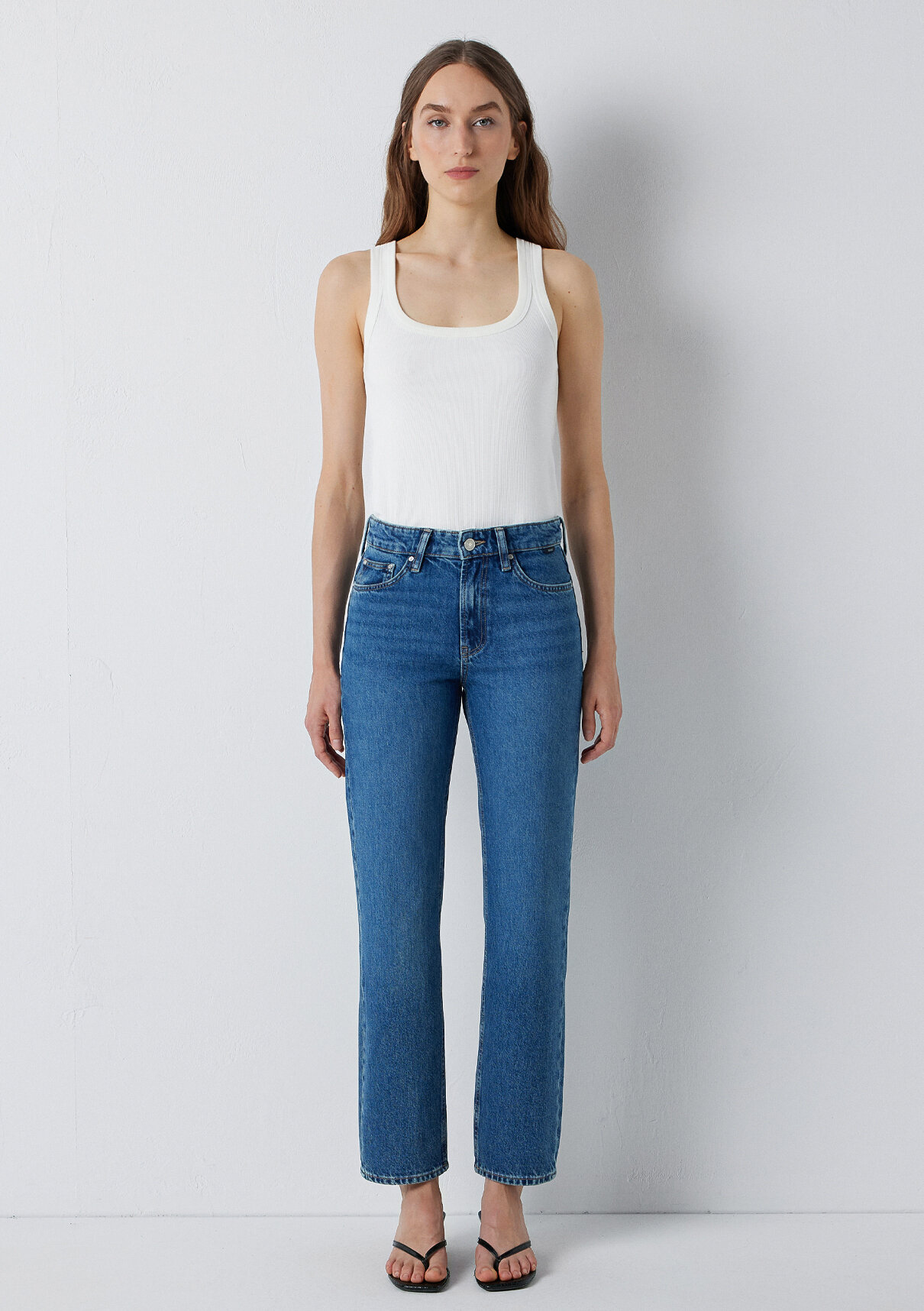 Mavi Iconic Puslu Indigo Mavisi Jean Pantolon görsel 3