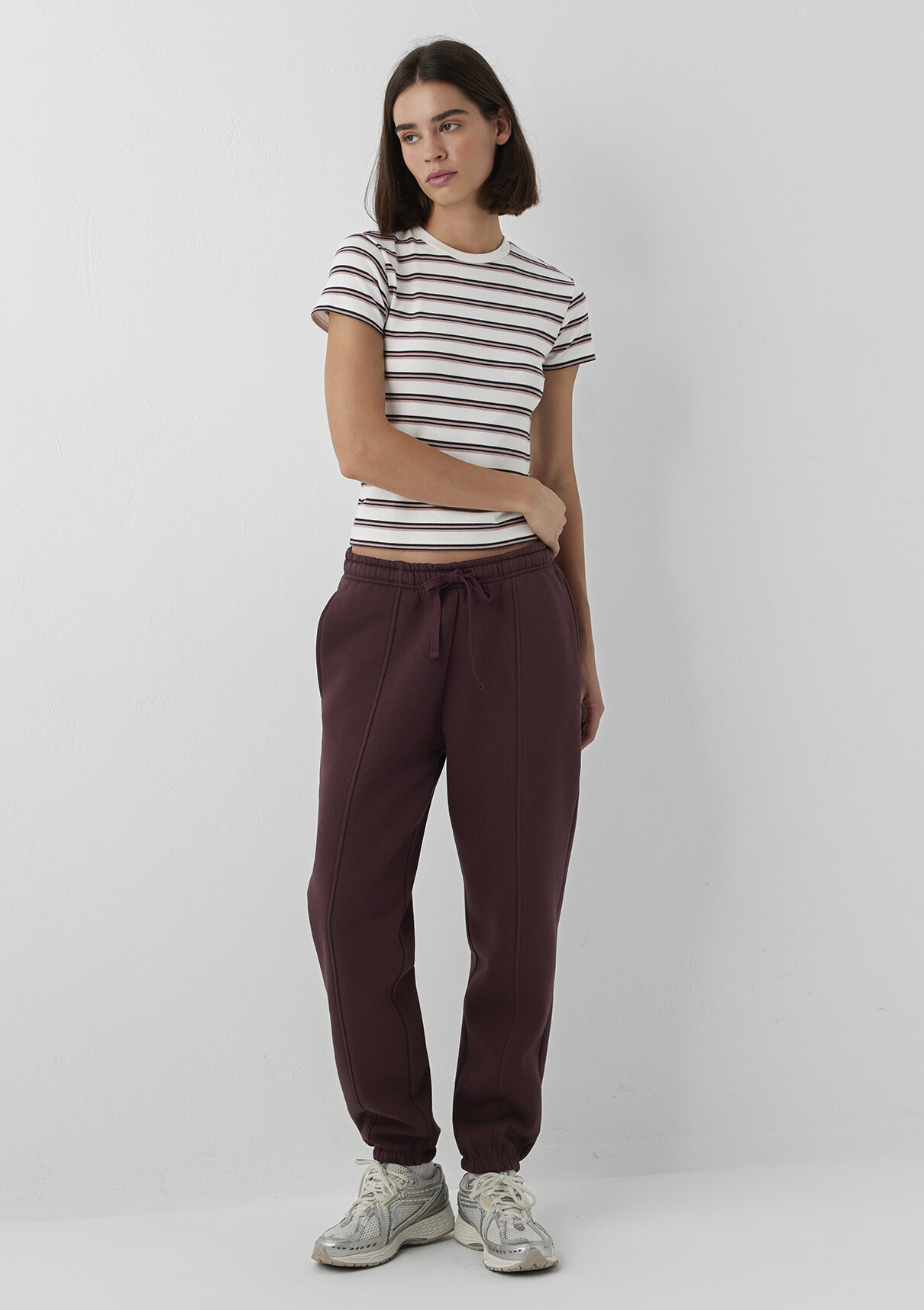 Mavi Basic Bordo Eşofman Altı görsel 2