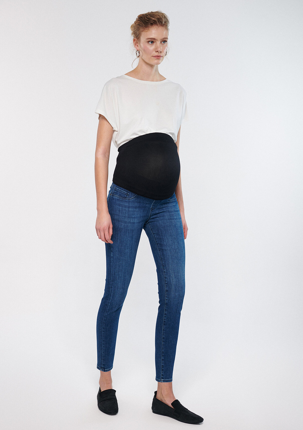 Mavi Hamile Indigo Mavisi Jean Pantolon görsel 4